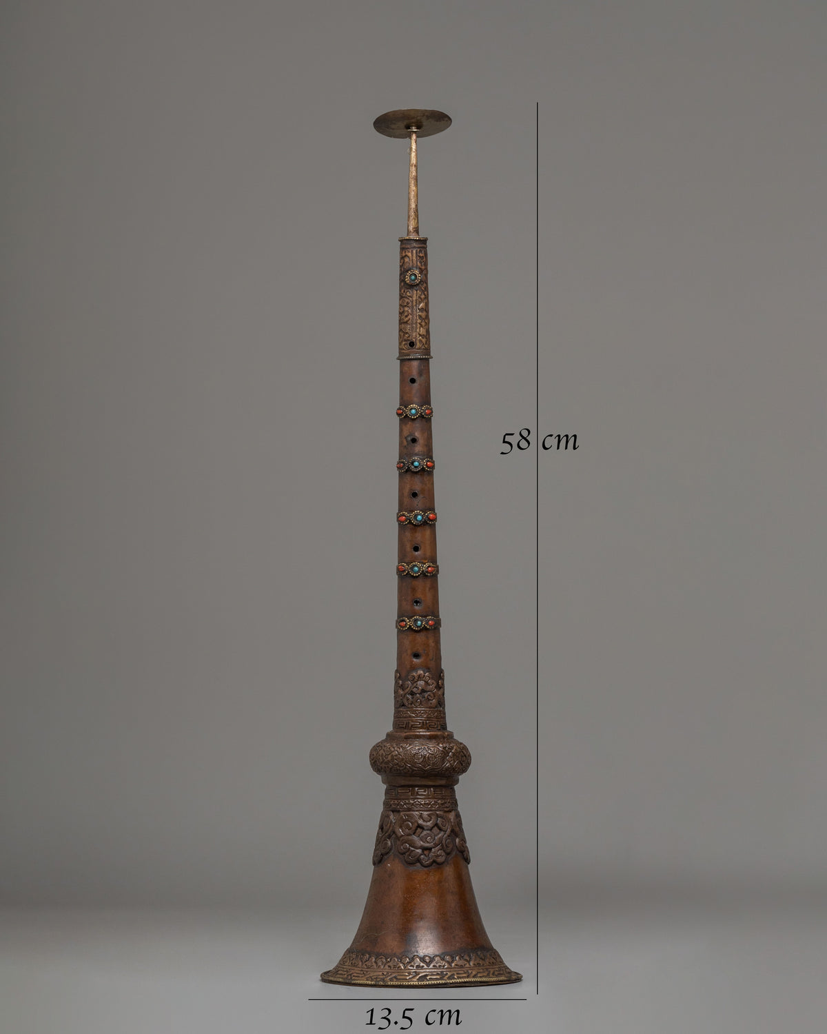 Tibetan Ritual Gyaling Set | Handcrafted Buddhist Instrument