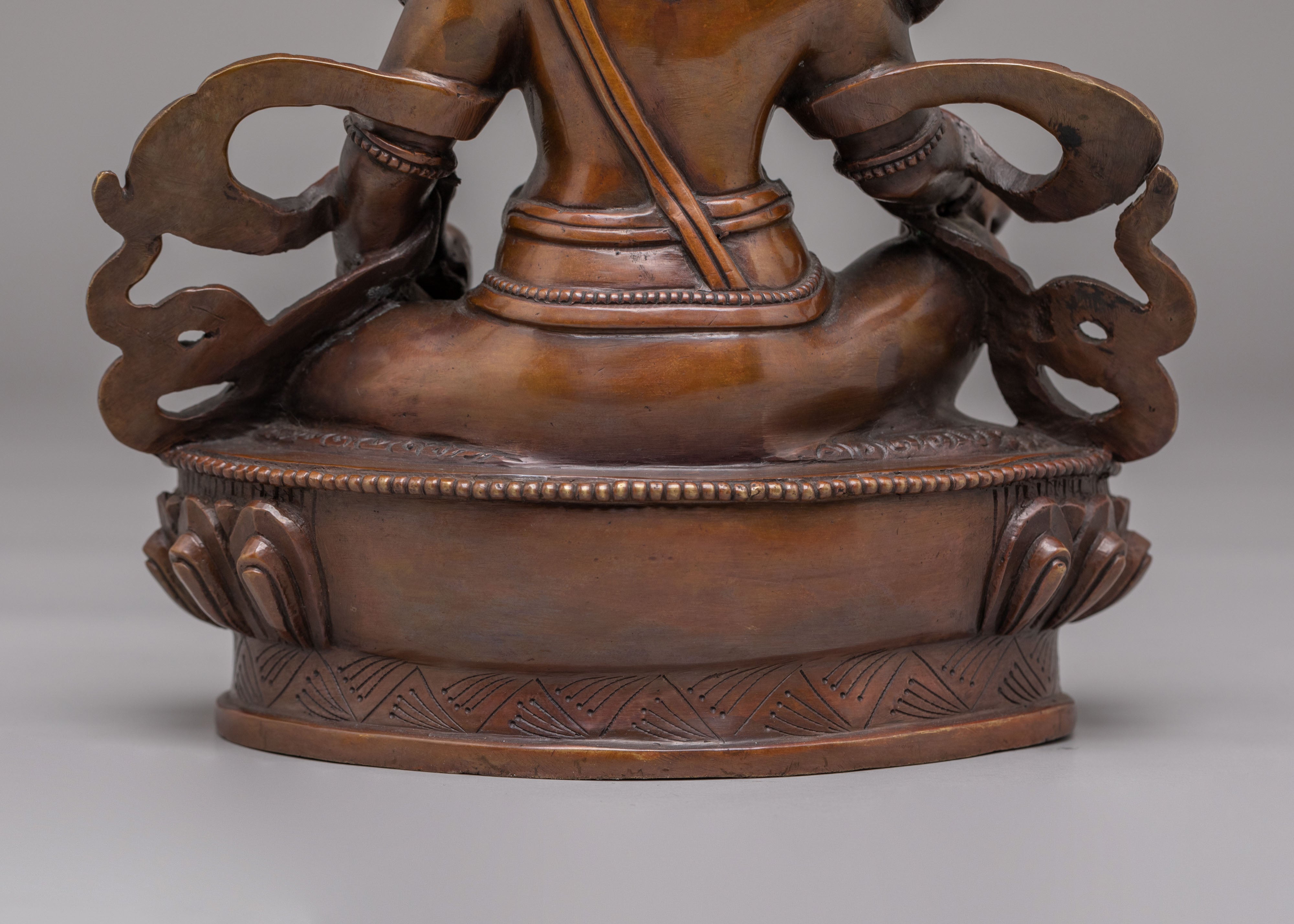 Buddhist Dzambhala Wealth Deity Statue | God of Prosperity and Abundance