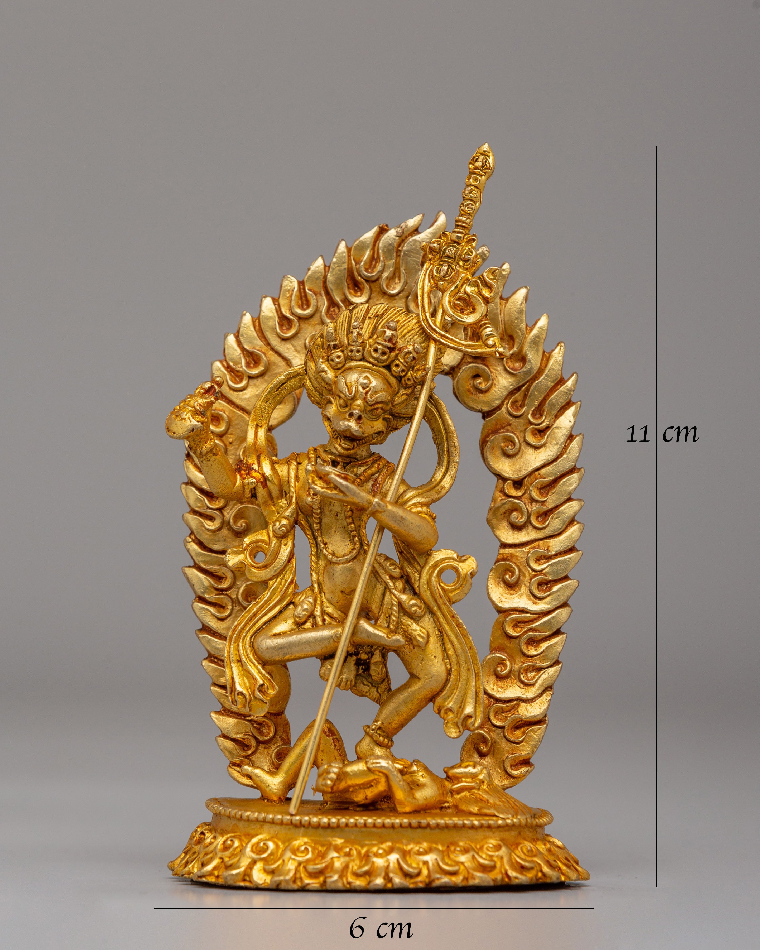 Handmade Yogini Simhamukha Statue | Symbol of Spiritual Protection