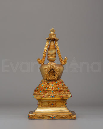 Ritual Altar Lotus Blossom Stupa