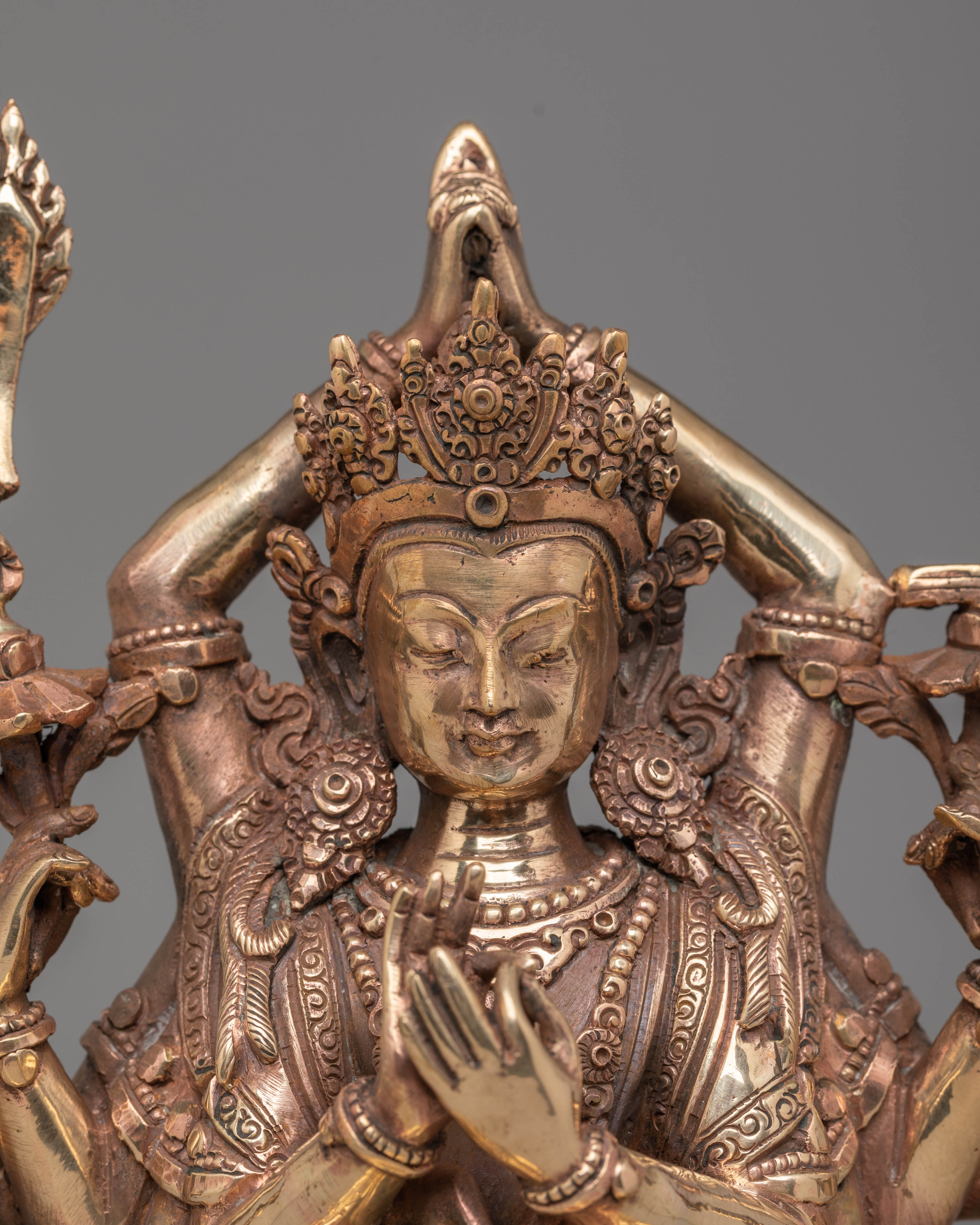 Handcrafted Namasangiti Statue |  Protector in Tibetan Buddhism for Altar