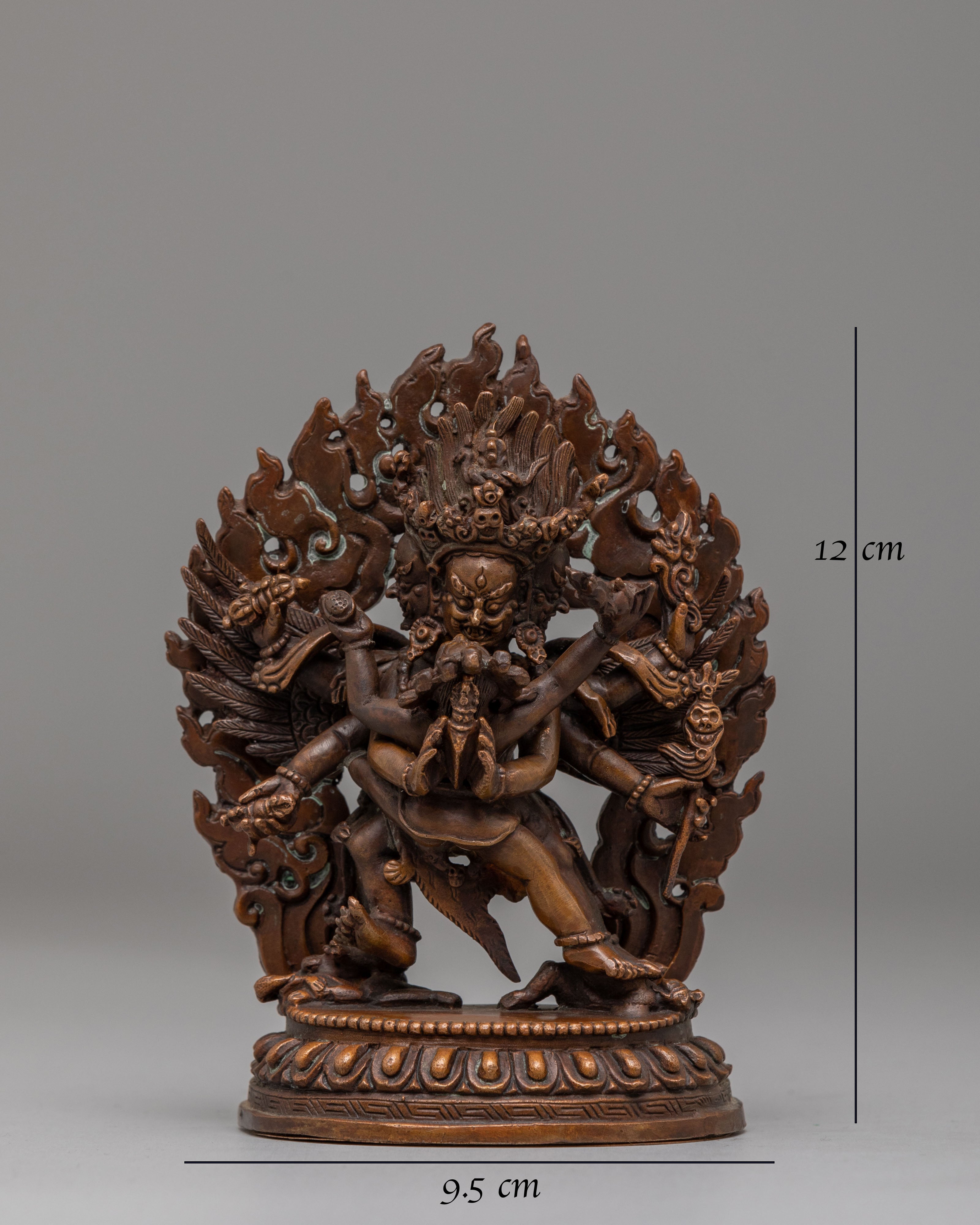 Machine Made Vajrakilaya Altar Statue | Tibetan Deity Sculpture