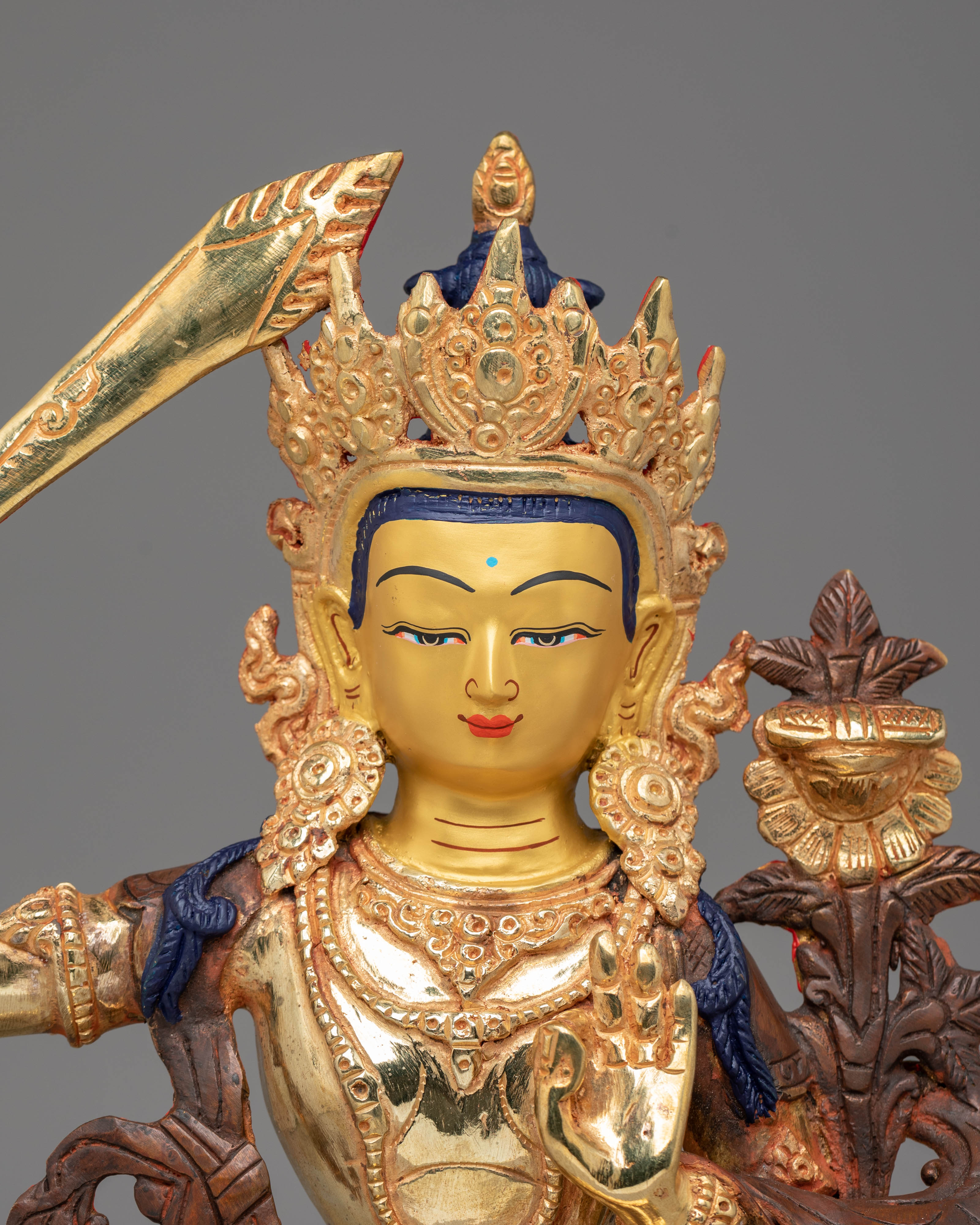 Manjushri Sword of Wisdom Deity Statue | A Symbol of Enlightenment
