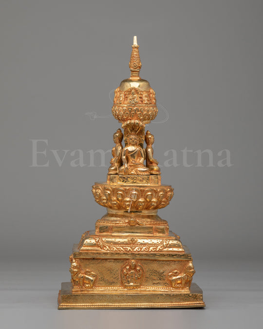 Sacred Buddhist Relic Stupa | Symbol of Enlightenment & Spiritual Protection
