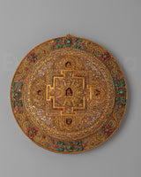 Copper Vairocana Mandala Wall Art