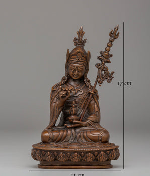 Handcrafted Tibetan Guru Tsokye Dorje Statue | Tibetan Deity Sculpture