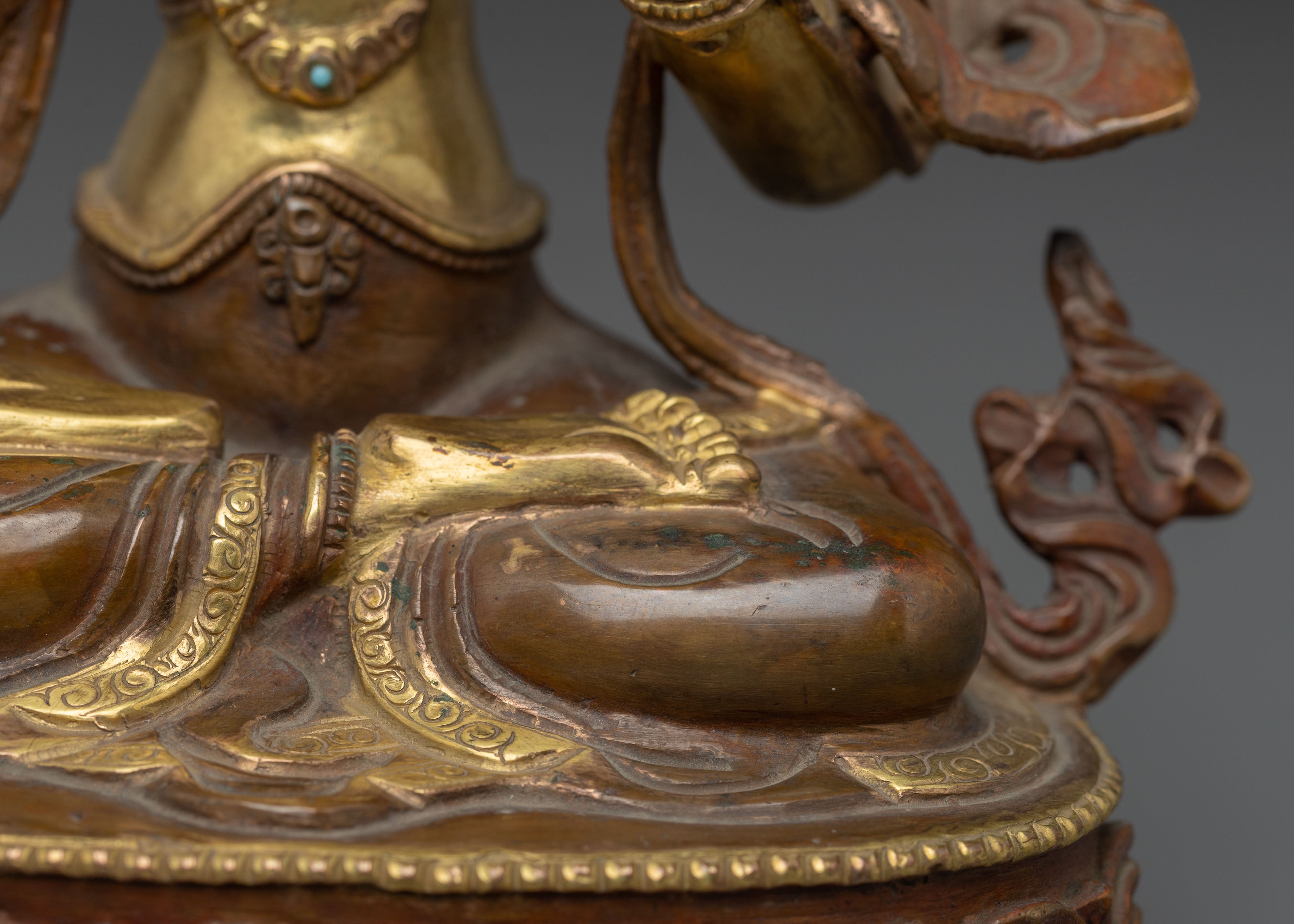 Manjushri With Flaming Sword Statue | A Symbol of Wisdom