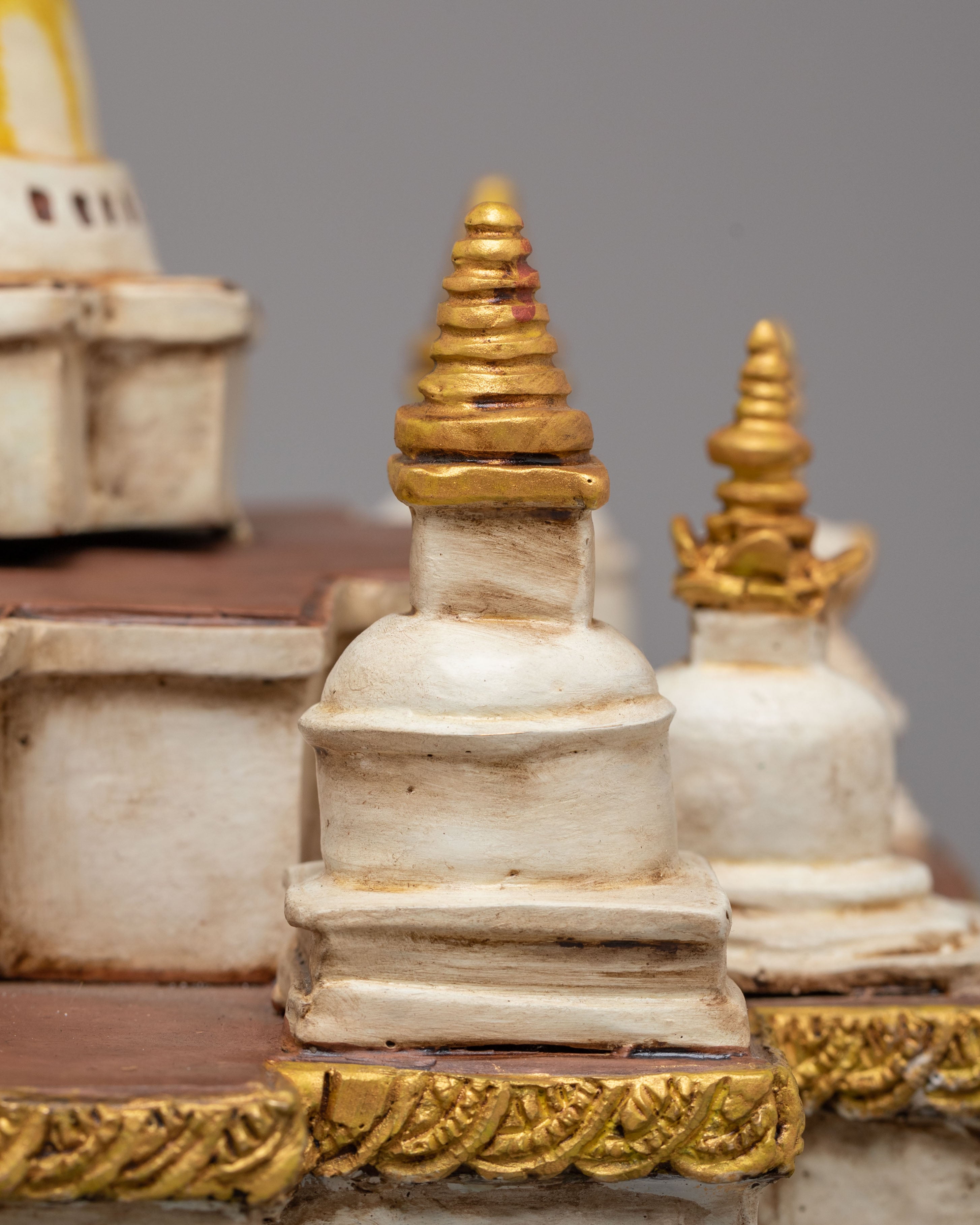 Handcrafted Himalayan Stupa Sculpture | Sacred Buddhist Art for Meditation