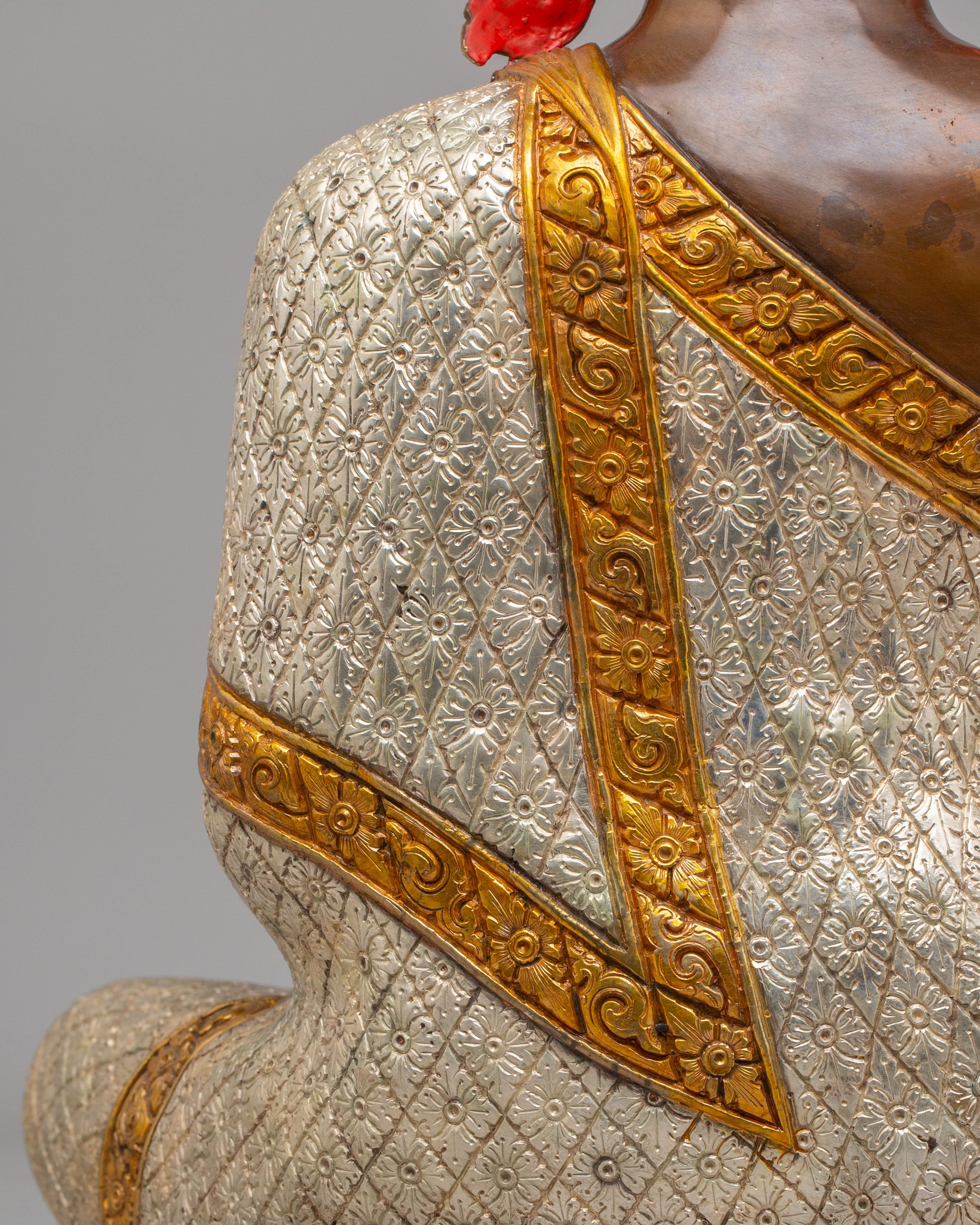Shakyamuni Buddha Enlightenment Figure | Traditional Tibetan Buddhist Artwork