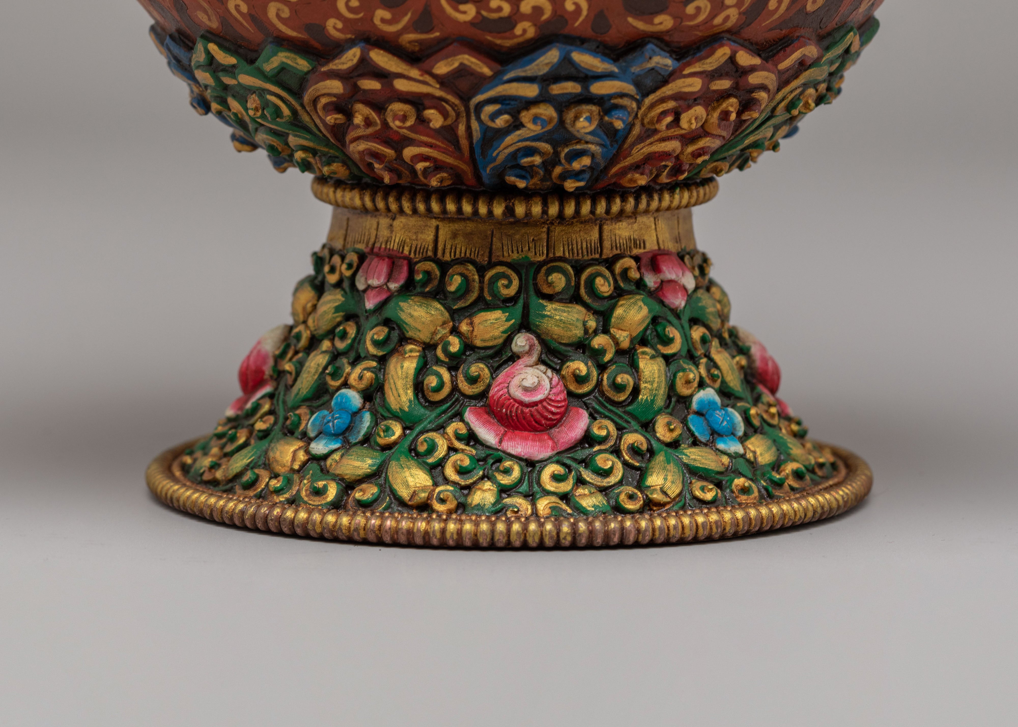 Ceremonial Ritual Incense Burner | Traditional Himalayan Art