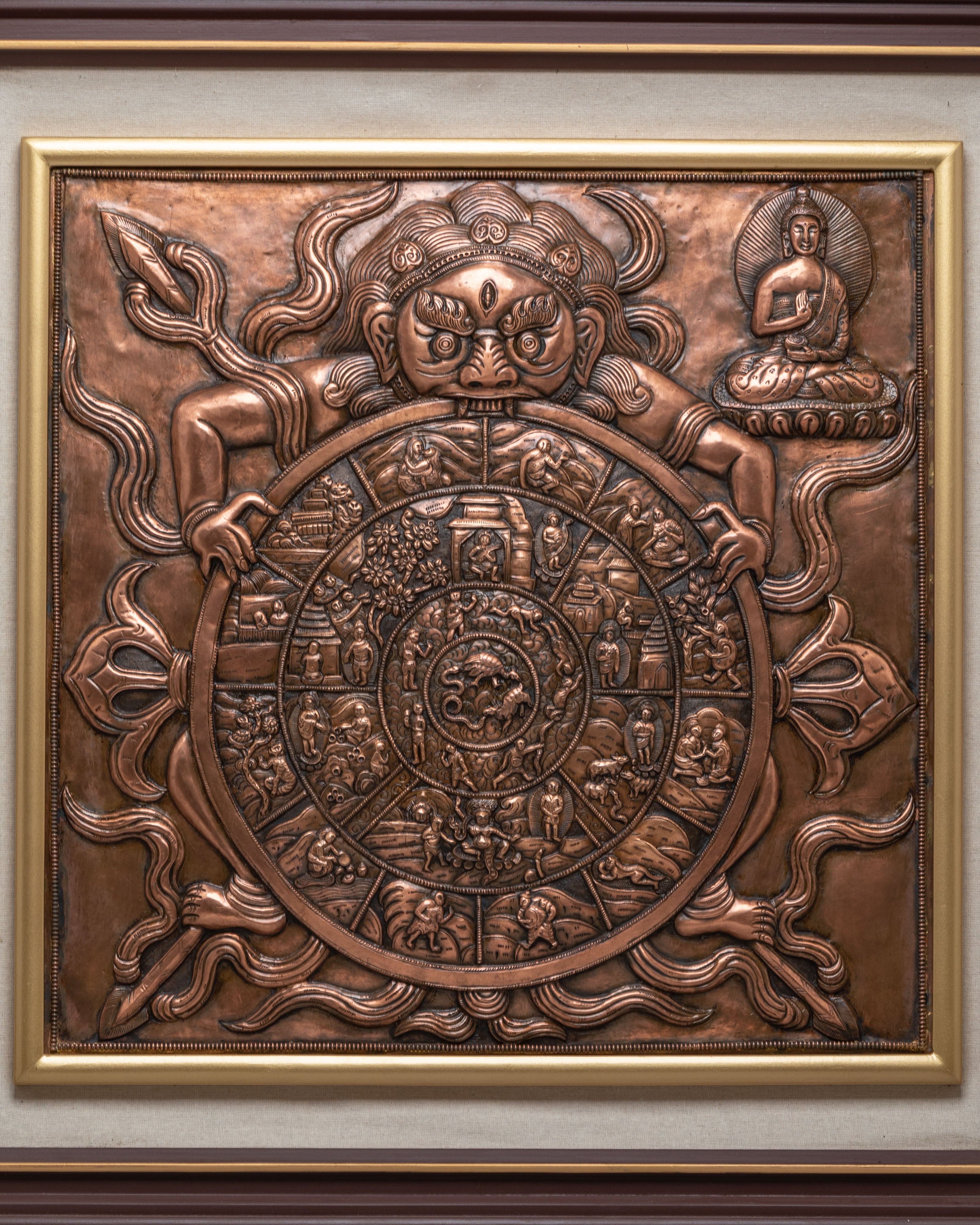 Handcrafted Wheel Of Life Wall Hanging | Symbol Of Impermanence