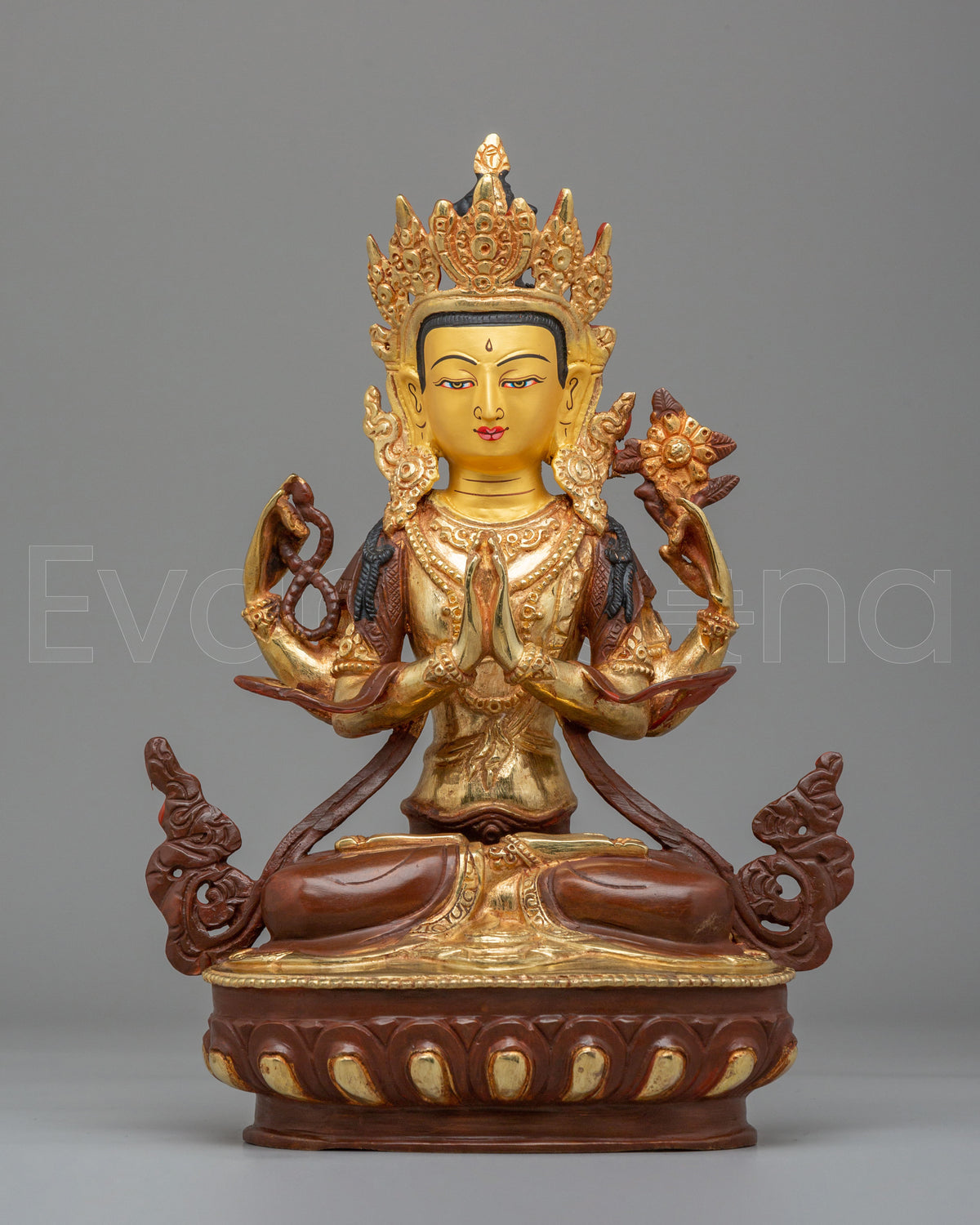 Traditional Chenrezig Shrine Statue