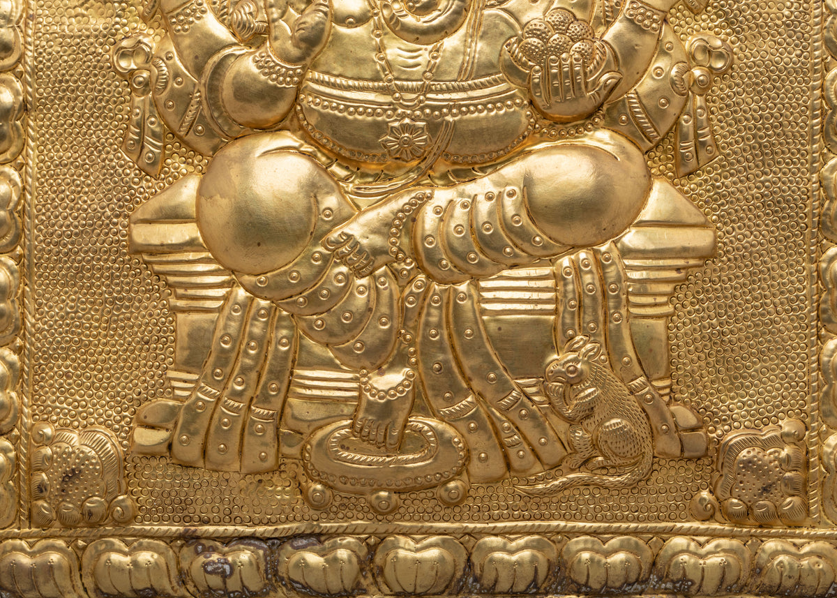 Traditional Ganesha Wall Hanging | Hindu Deity Art