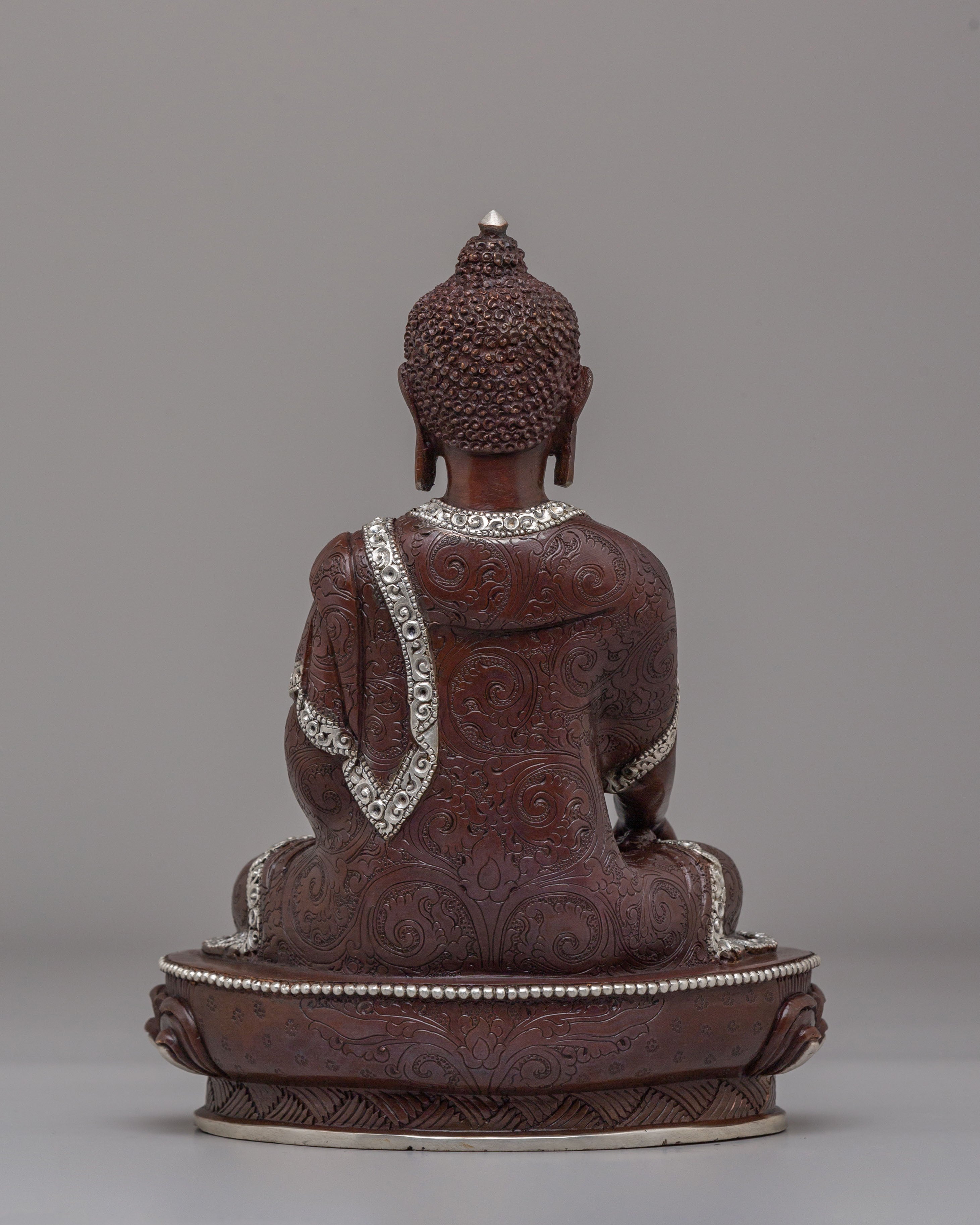 Dharma Guru Shakyamuni Buddha Statue | Tibetan Meditation Sculpture