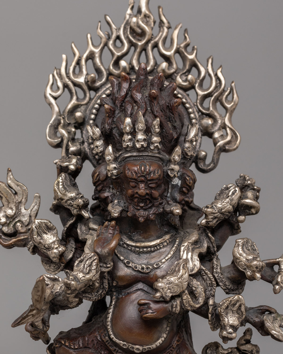 Uchusma Buddhist Protective Deity Statue | Tibetan Vajrayana Art