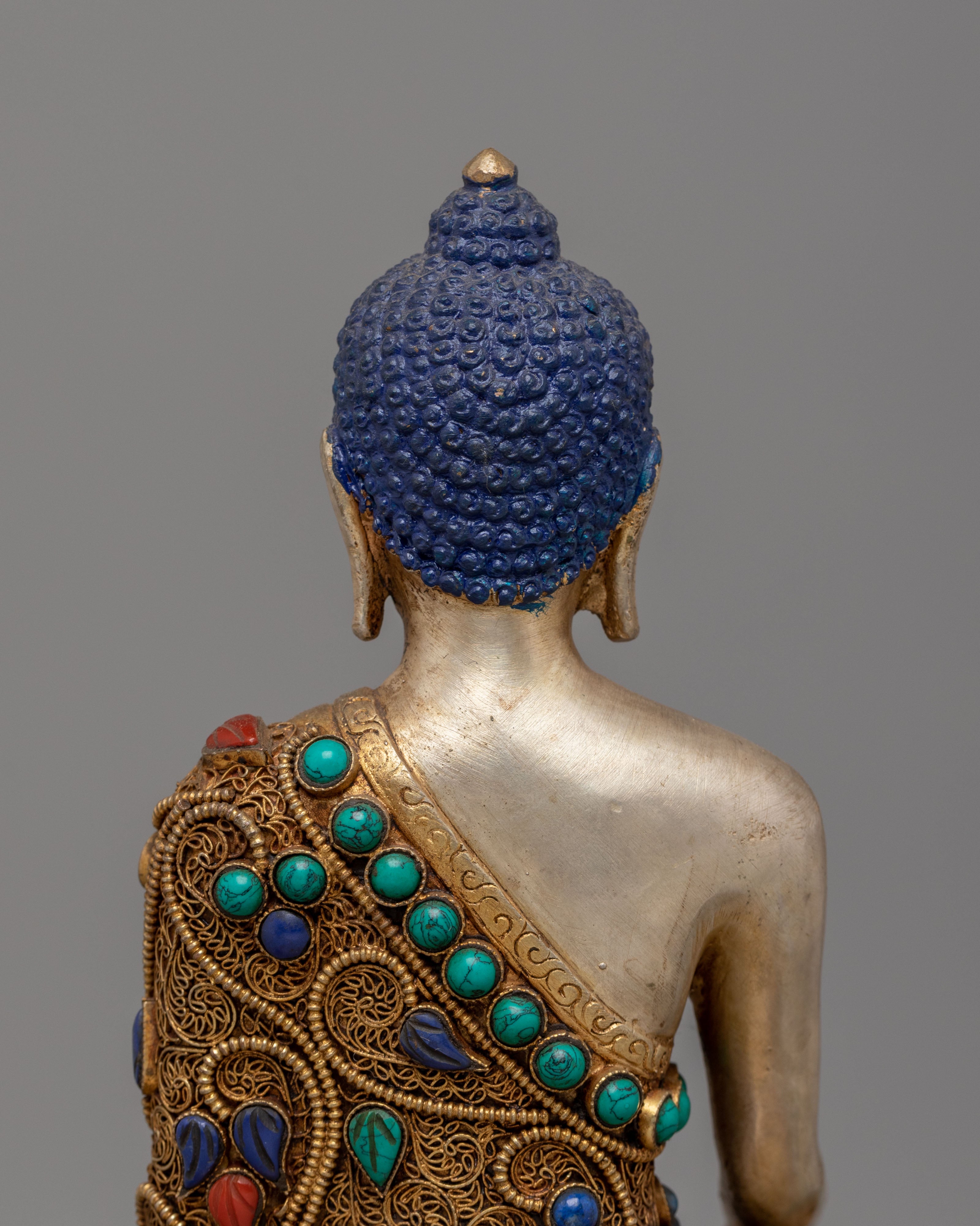 Gemstone Shakyamuni Buddha Statue | Spiritual Home Decor