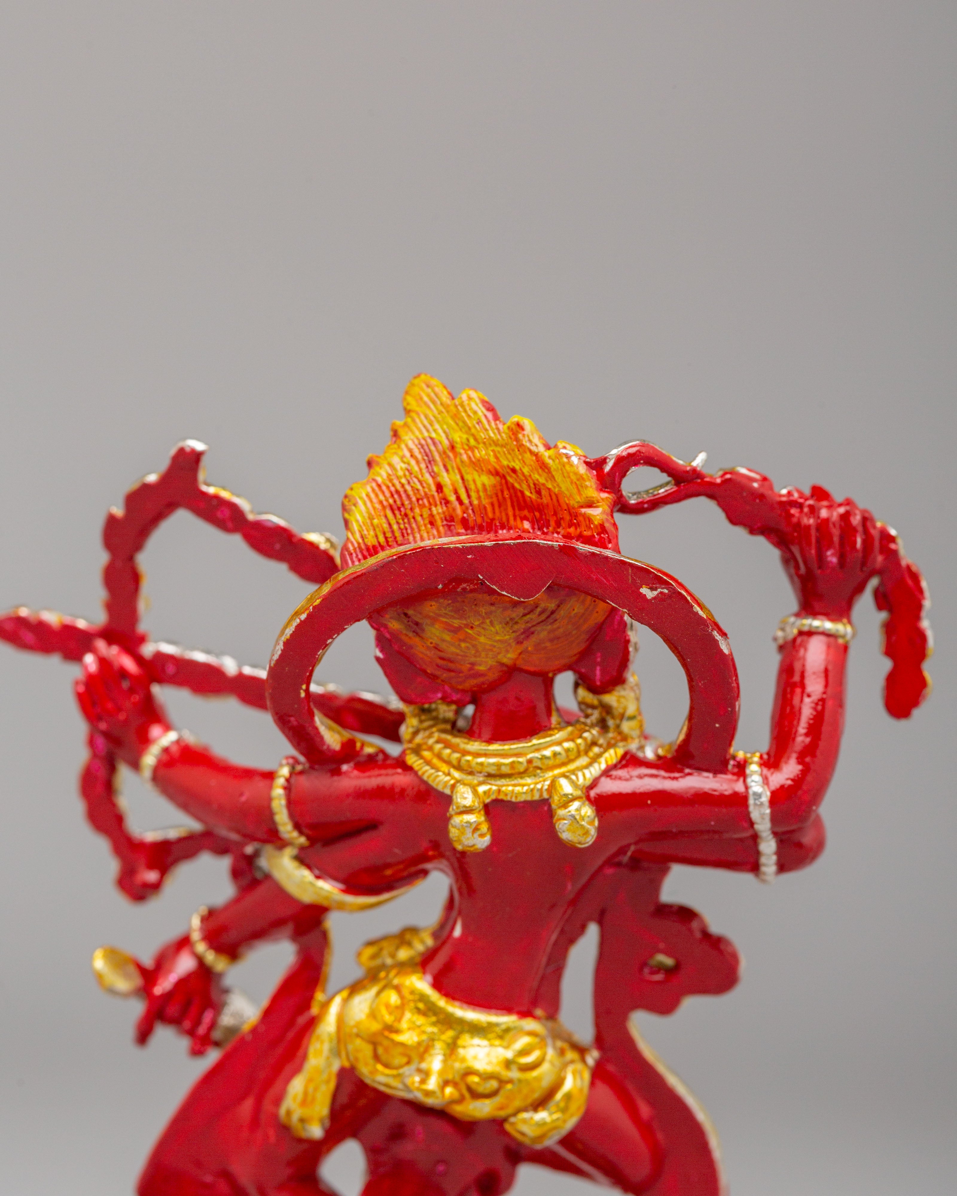 Sacred Kurukulla Tantric Deity Statue | Tibetan Artwork