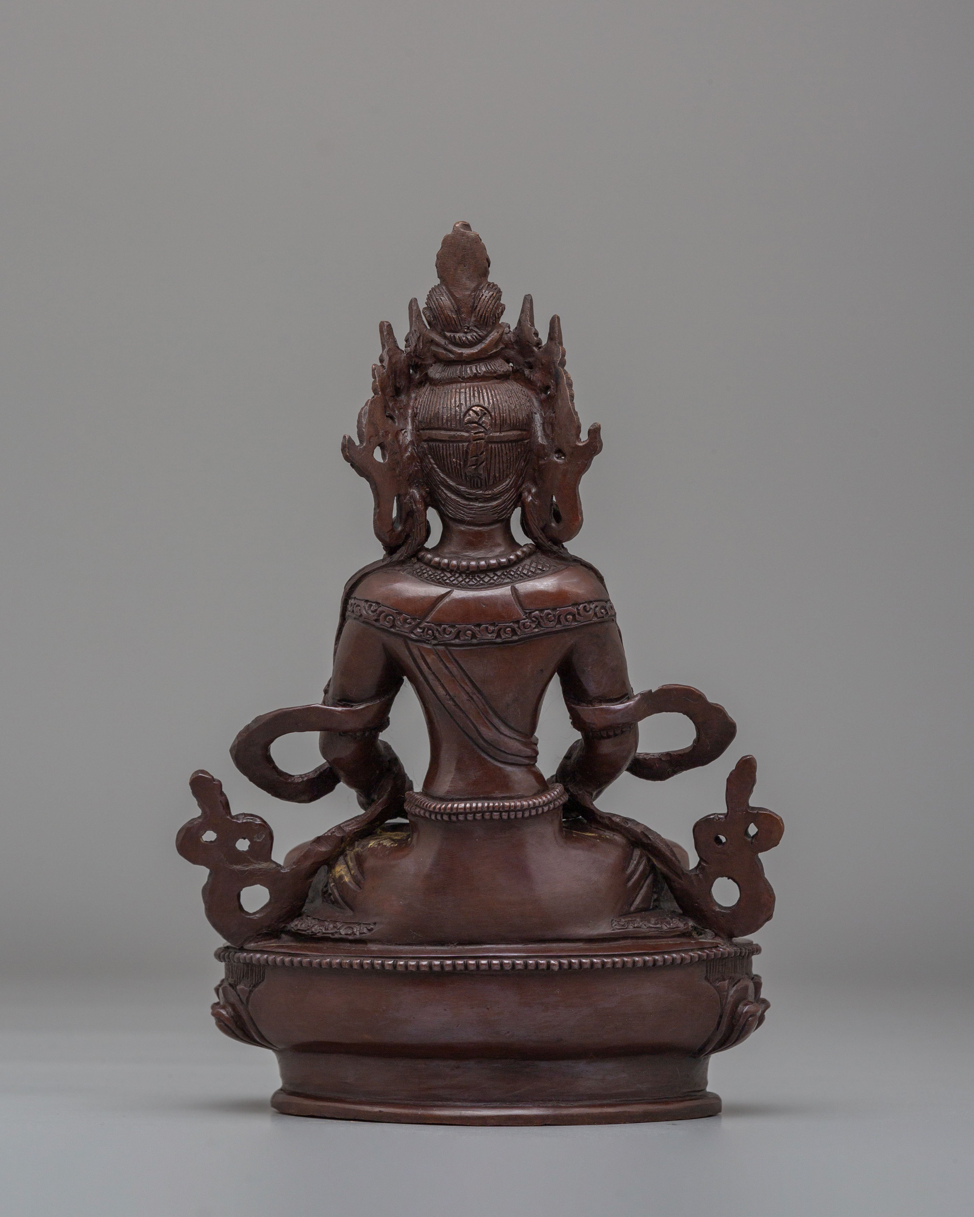 Buddhist Long Life Buddha Sculpture | Statue of Amitayus