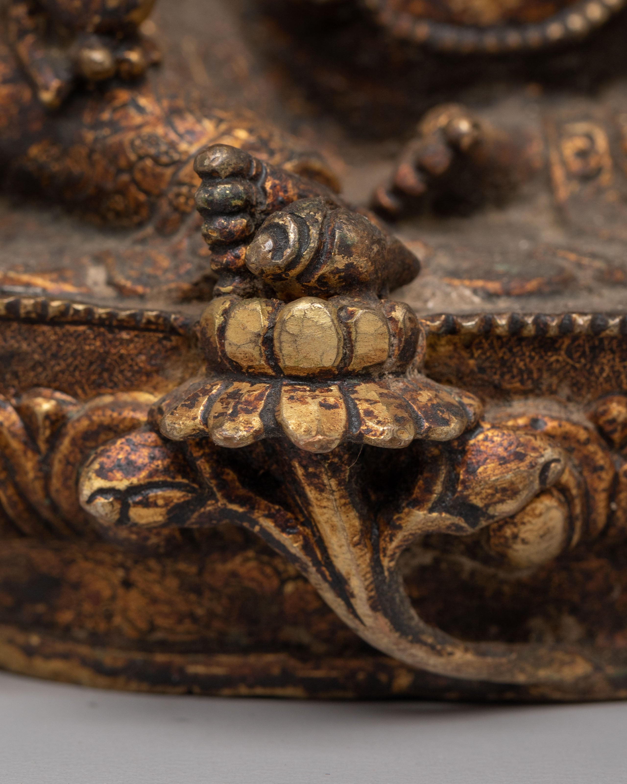 Spiritual Wealth Dzambhala Sculpture | Handcrafted Tibetan Deity Figurine