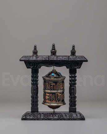 Handcrafted Altar Prayer Wheel