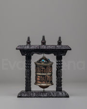 Handcrafted Altar Prayer Wheel