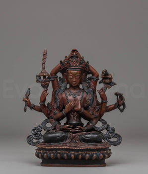 Tibetan Cundi Bodhisattva Sculpture