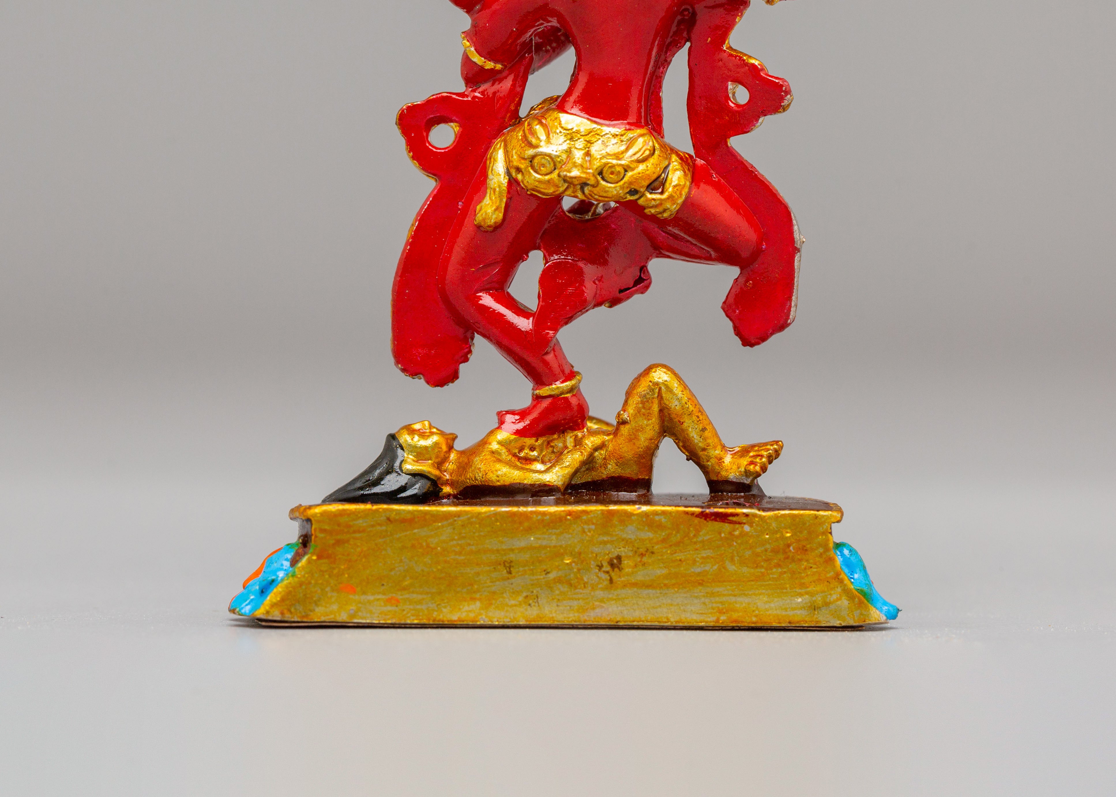 Sacred Dorje Phagmo Tantric Deity Statue | Hand Painted Vajravarahi Buddhist Goddess