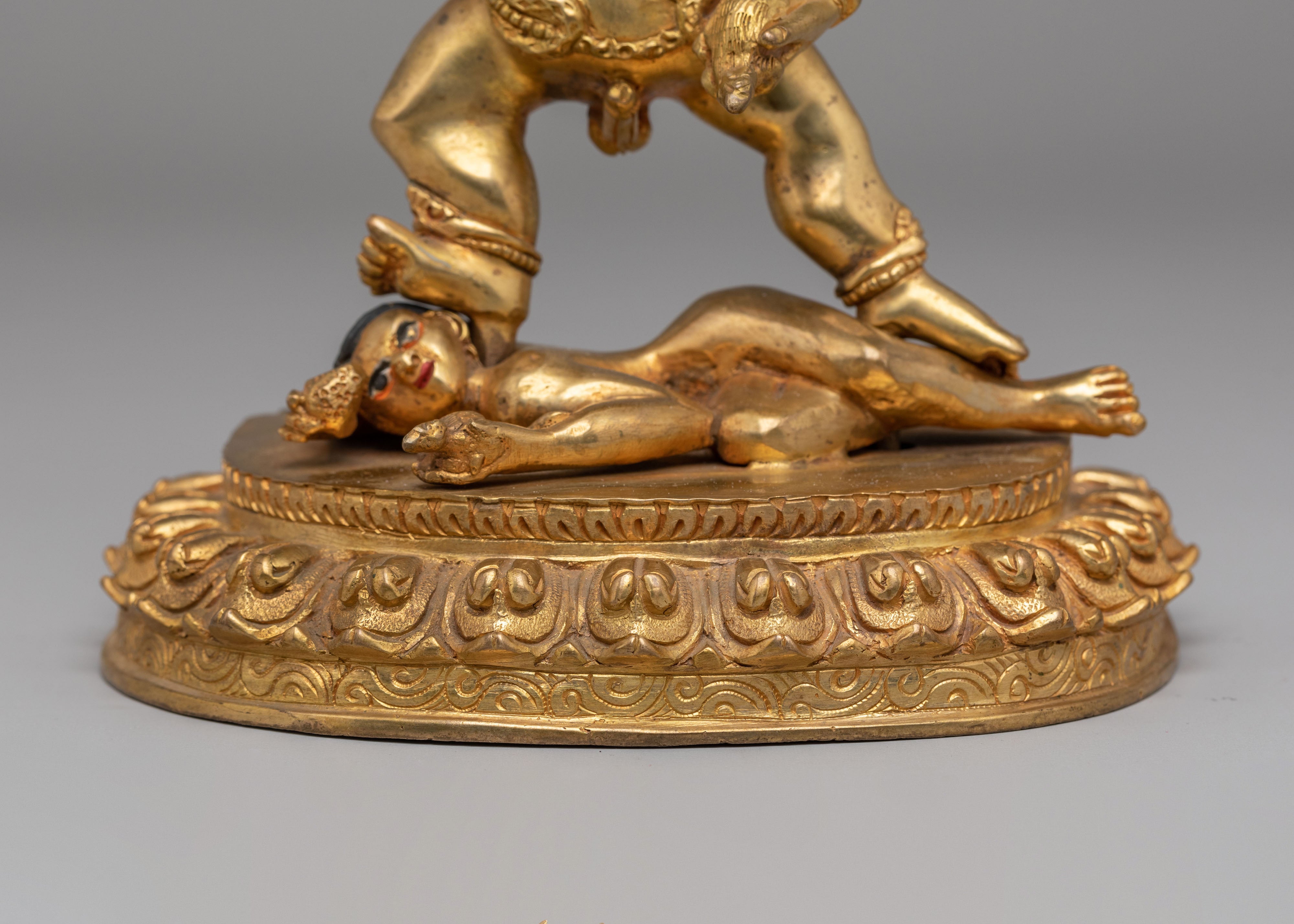 Tibetan Black Dzambhala Deity Statue | Symbol of Wealth and Prosperity