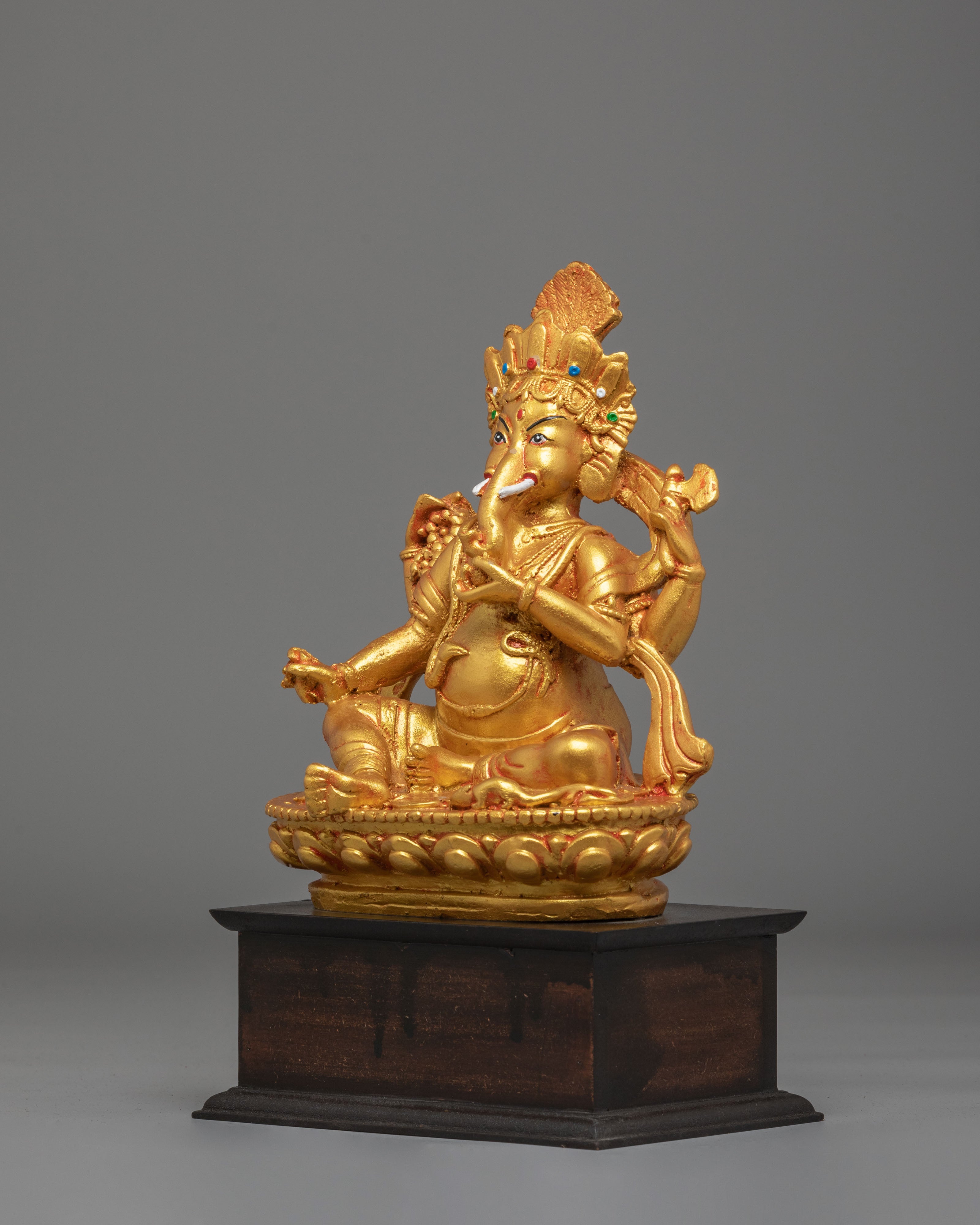 Divine Ganesha Deity Statue | Hindu Elephant God Figurine for Home Decor