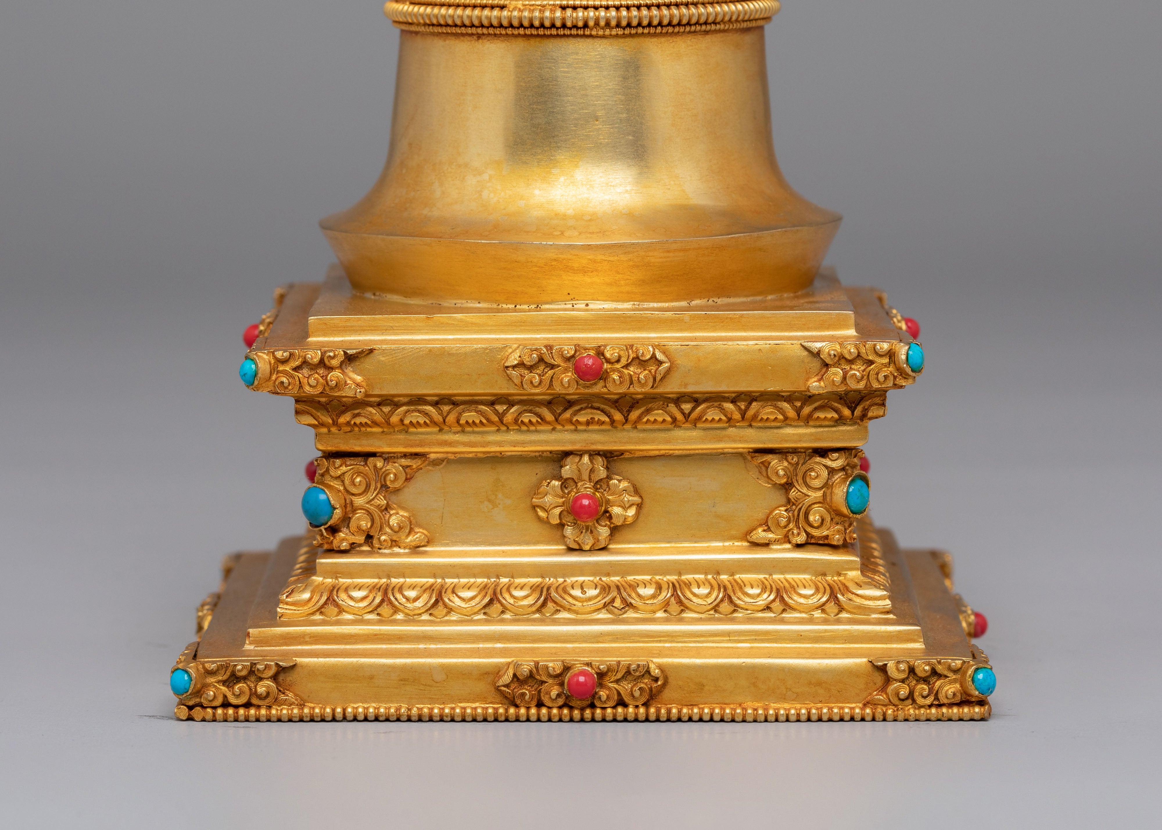 Vajrayana Altar Parinirvana Stupa | Symbol of Enlightened Mindfulness