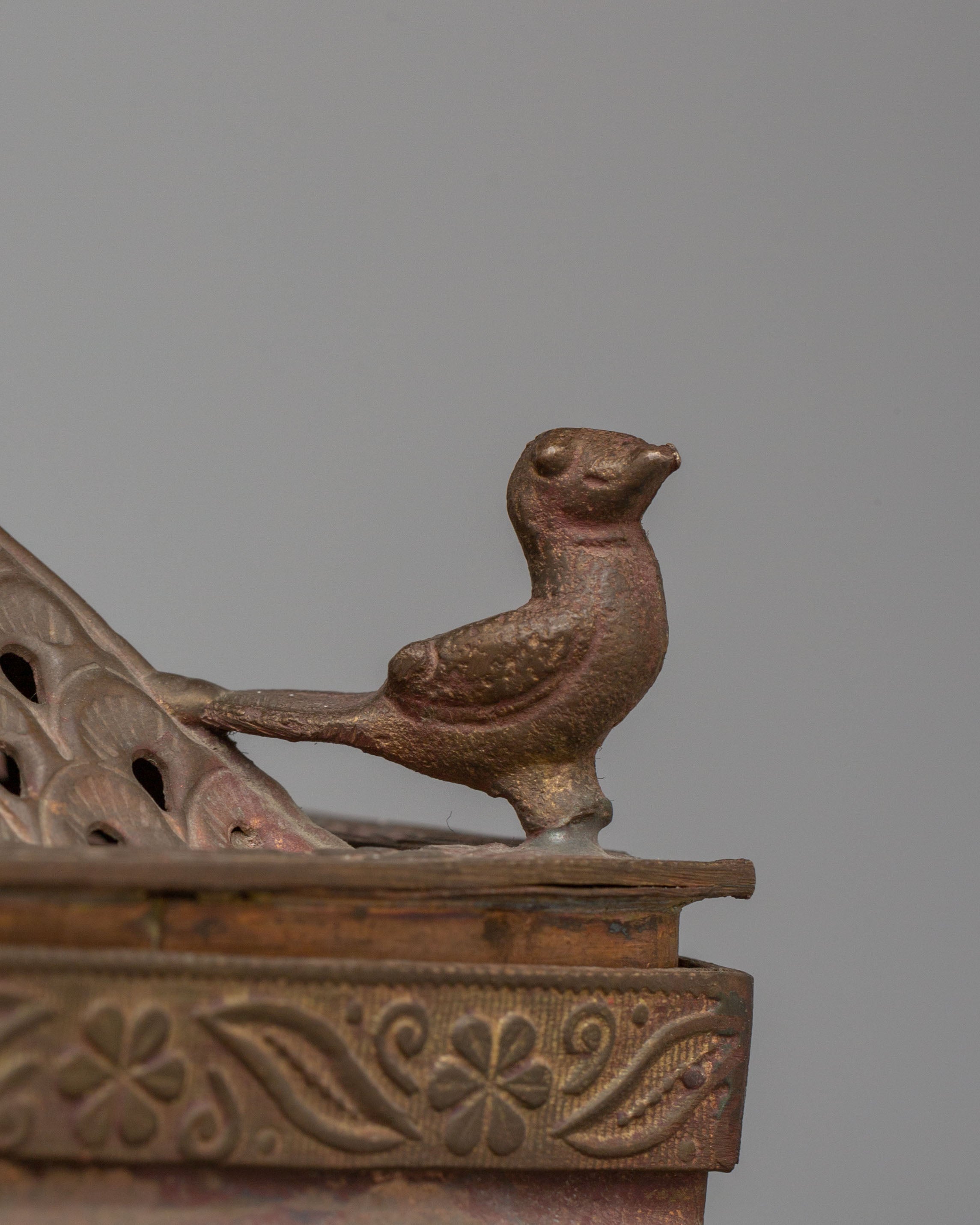 Handmade Buddhist Incense Holder | Traditional Tibetan Ritual Artifact