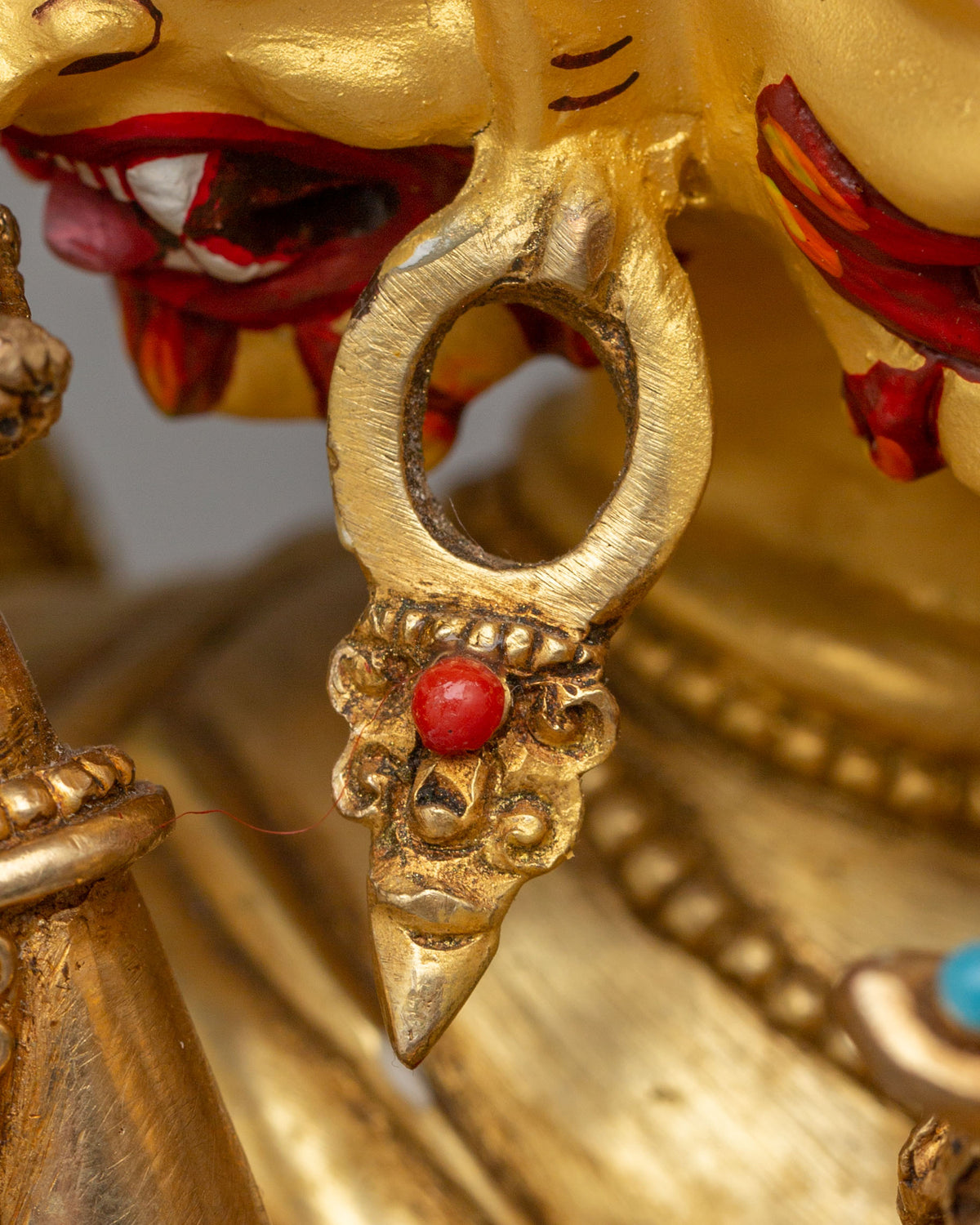 Handmade Altar Vajrakilaya Statue | Wrathful Tibetan Buddhist Deity