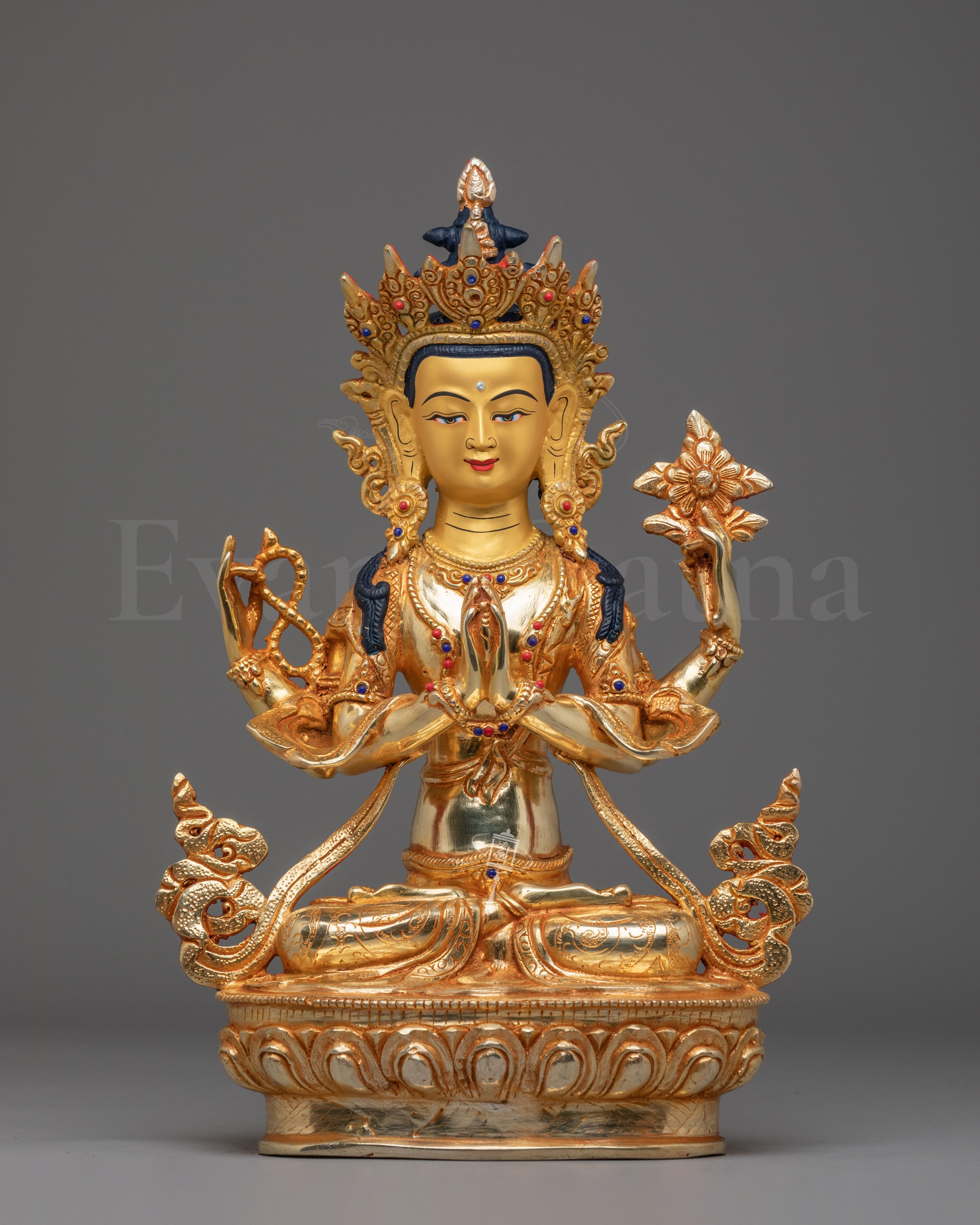 Buddhist Loving Compassion Chenrezig Statue