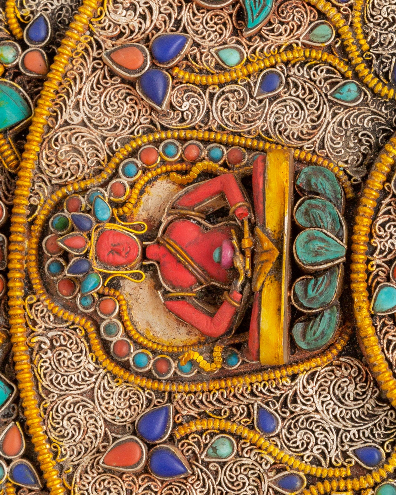 Handmade Dhyani Buddha Mandala Wall Hanging | Symbol of Enlightenment