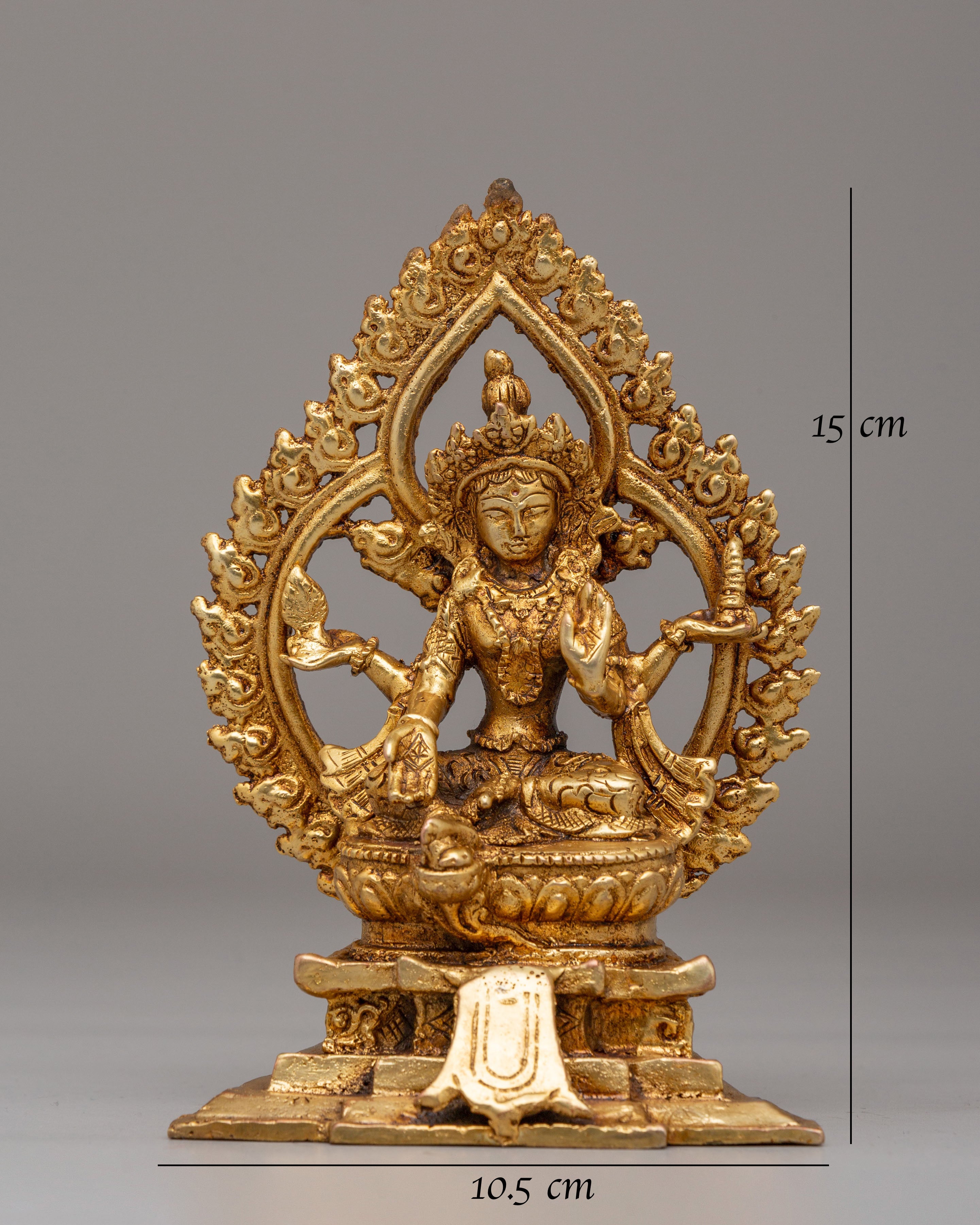 Sacred Laxmi Statue | Handcrafted Copper Statue of Goddess of Wealth and Prosperity