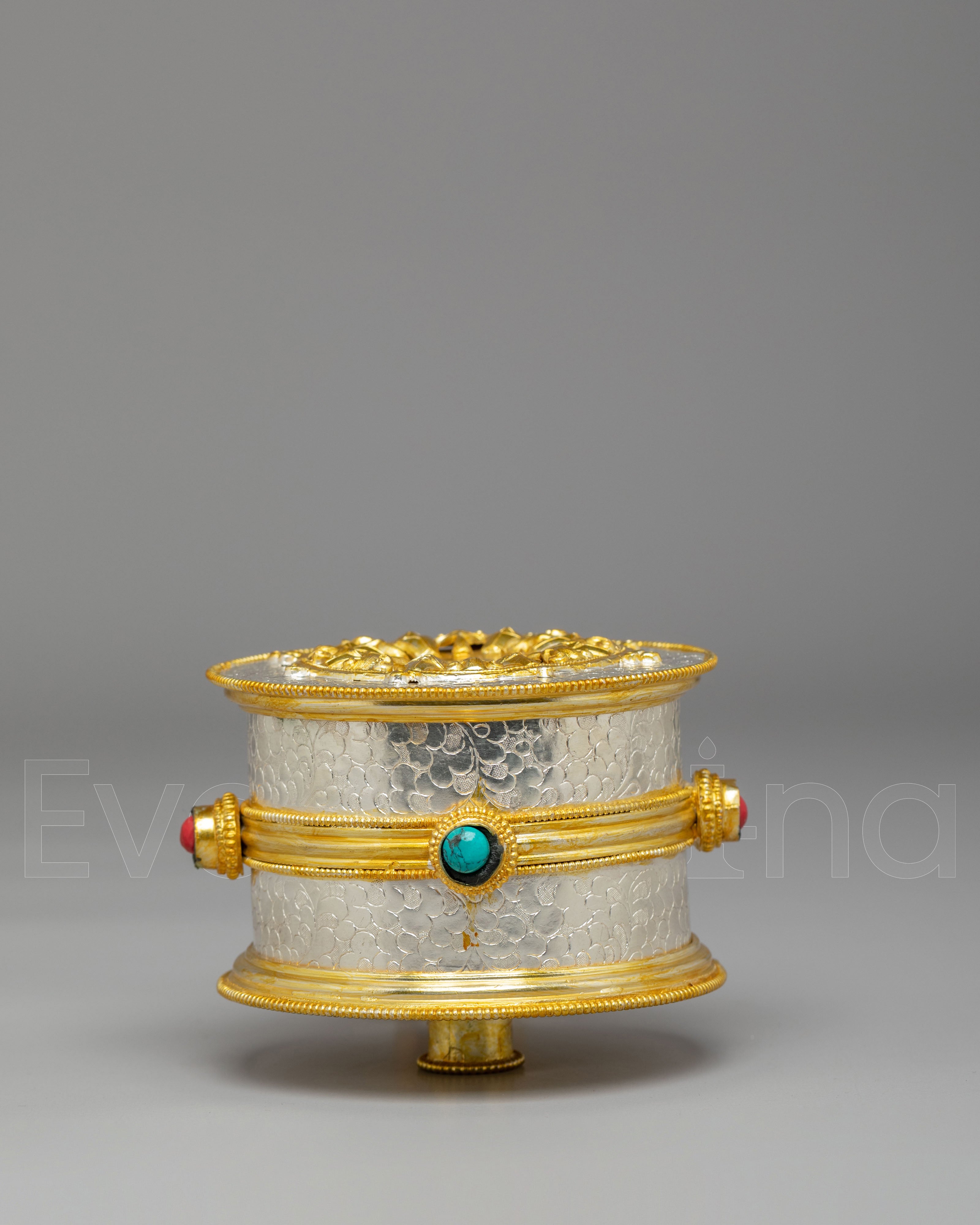 Tibetan Altar Prayer Wheel