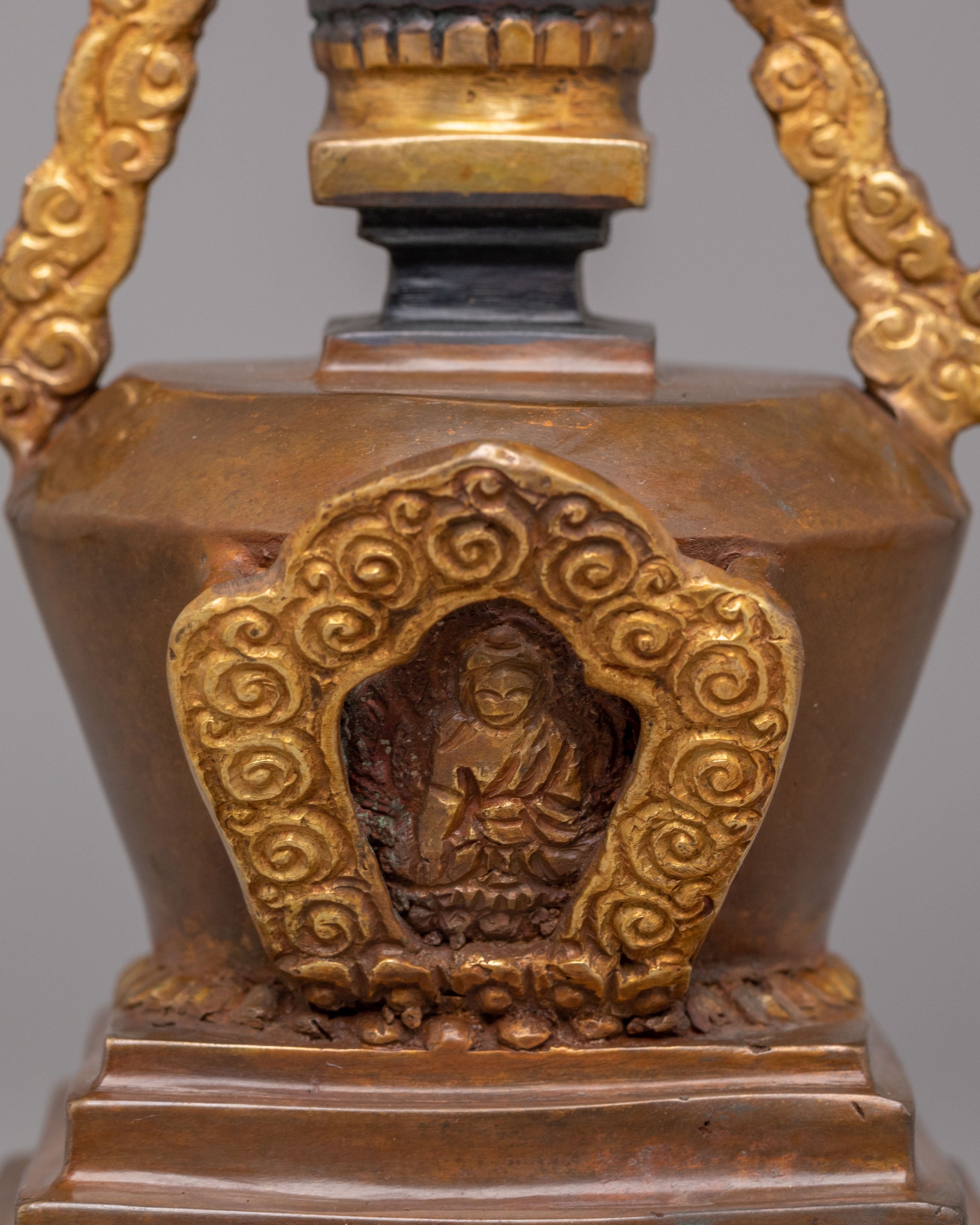 Tibetan Enlightenment Stupa For Altar | Buddhist Shrine Decor