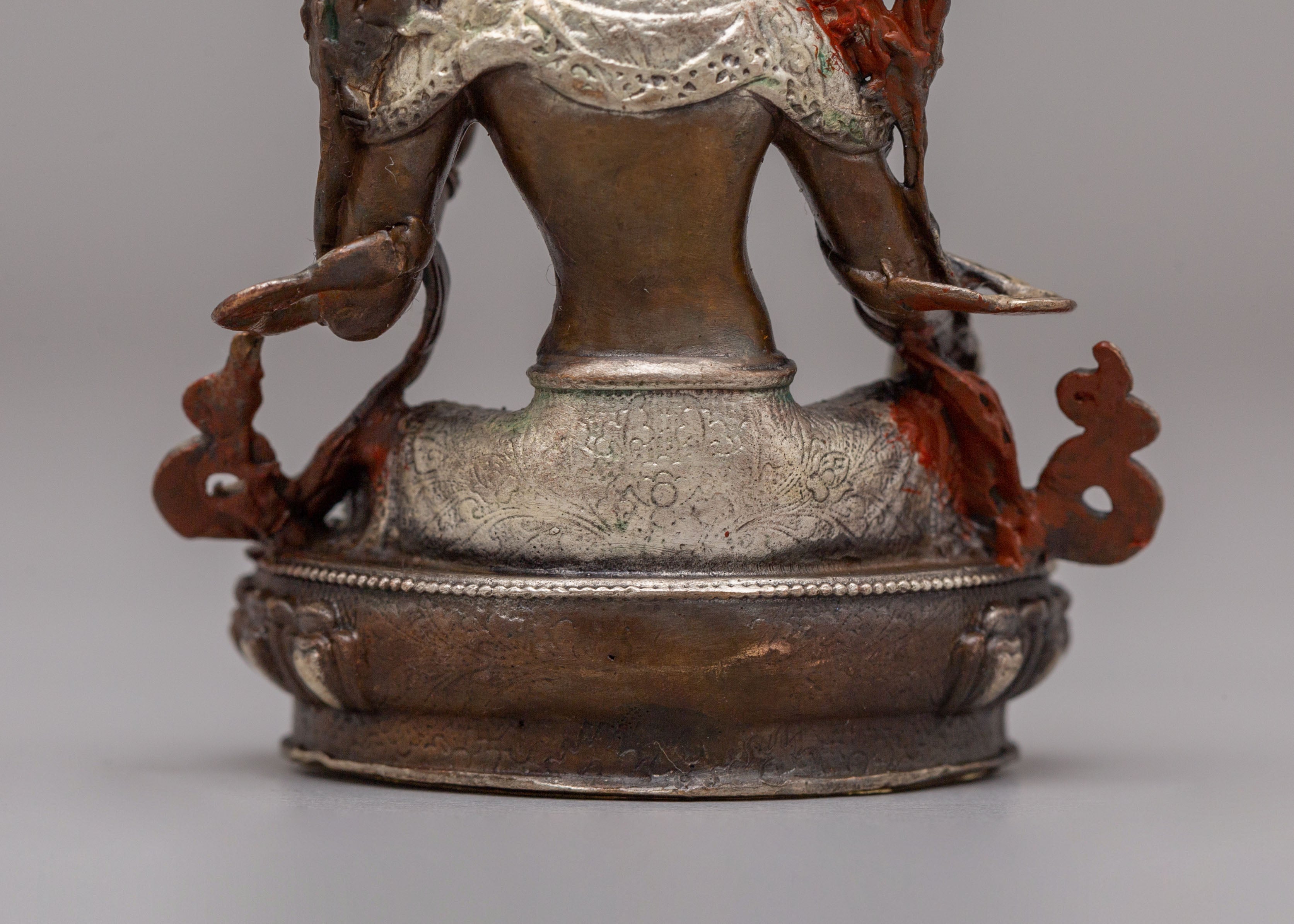 Spiritual Green Tara Goddess Statue | Handcrafted Tibetan Copper Artwork