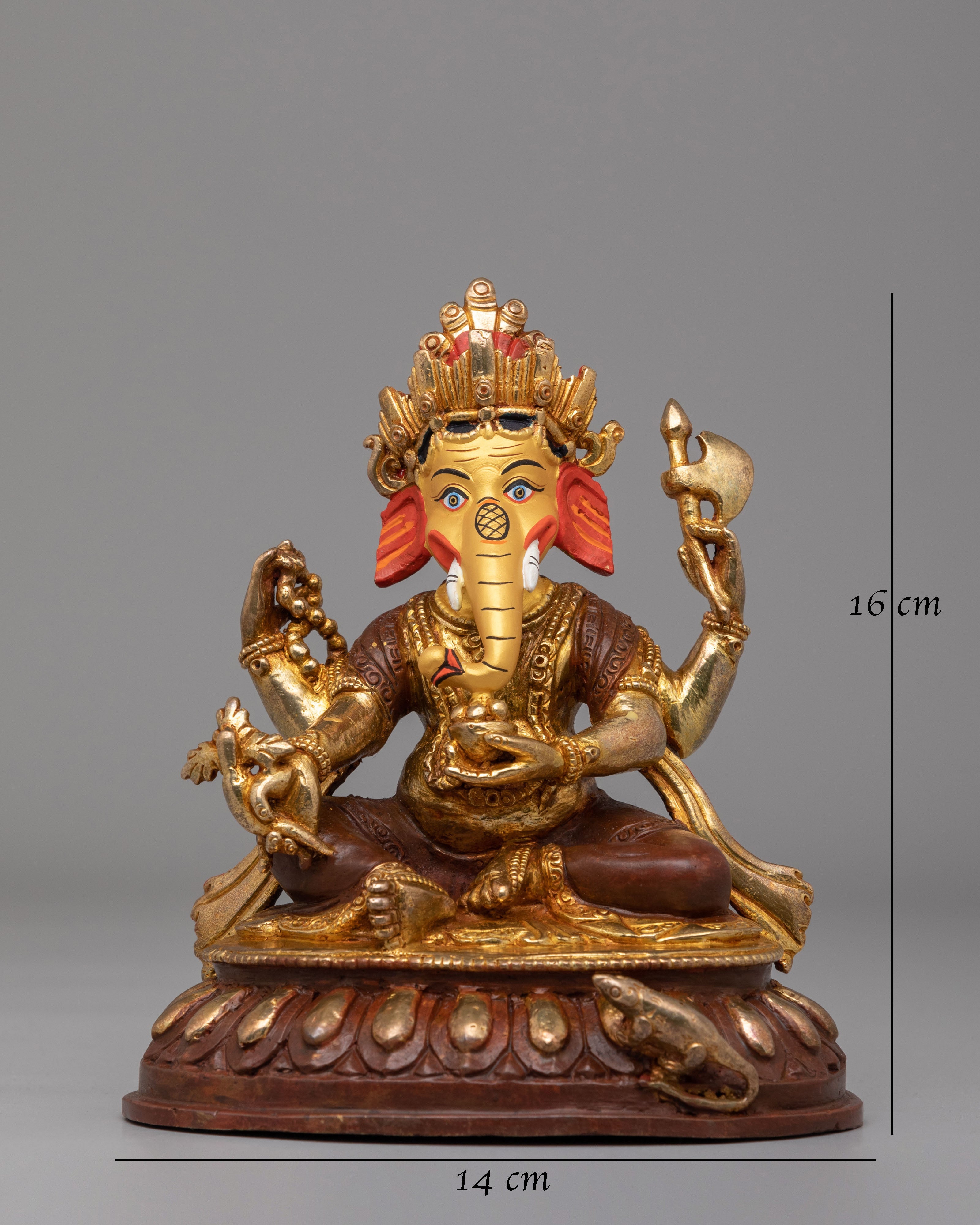 Remover of Obstacles Ganesh Statue | Lord Ganesha Figurine for Spiritual Decor