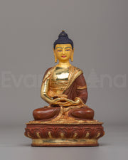 Enlightened Amitabha Buddha Sculpture 
