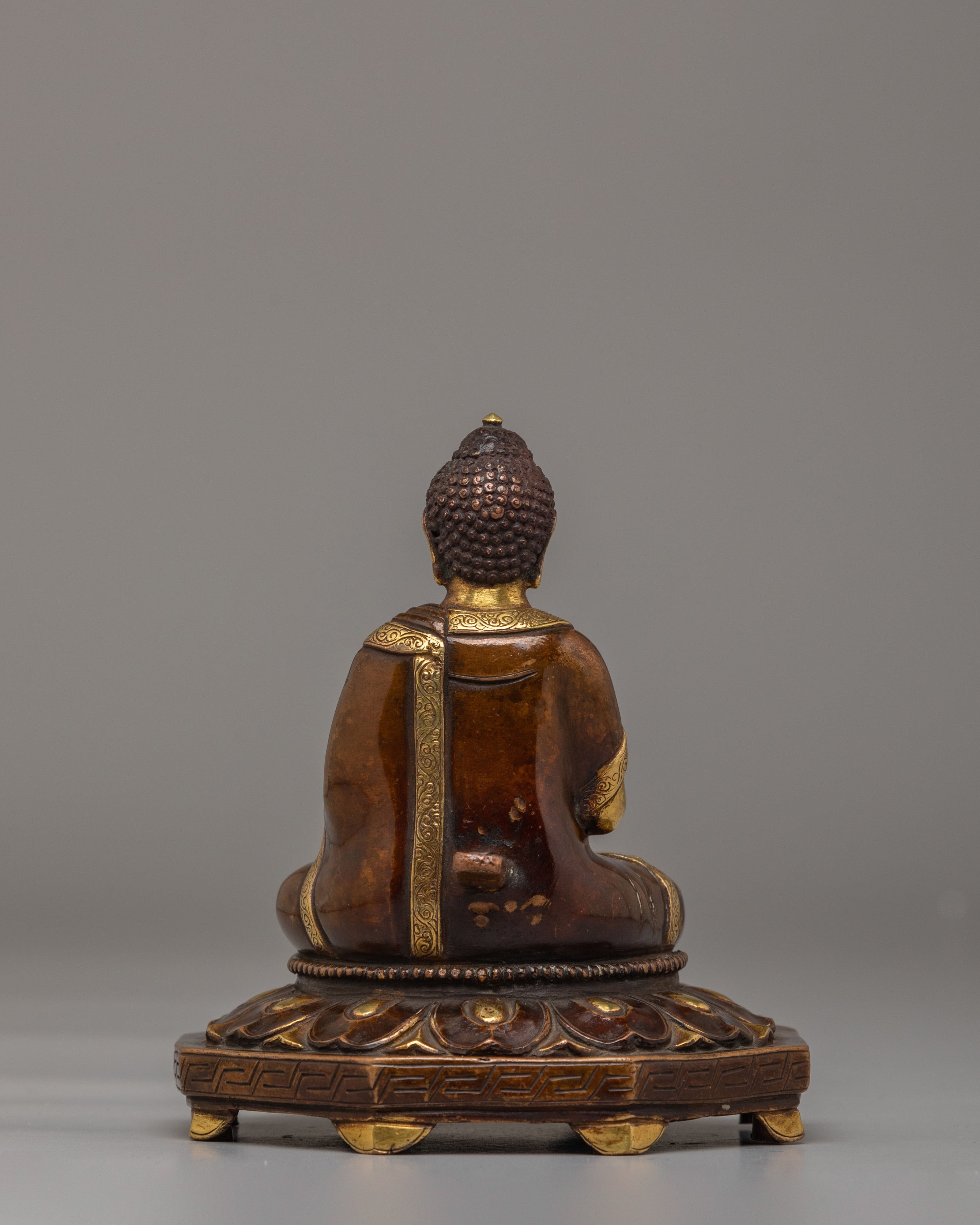 Buddha on Throne Statue | Handmade Decorative Artwork