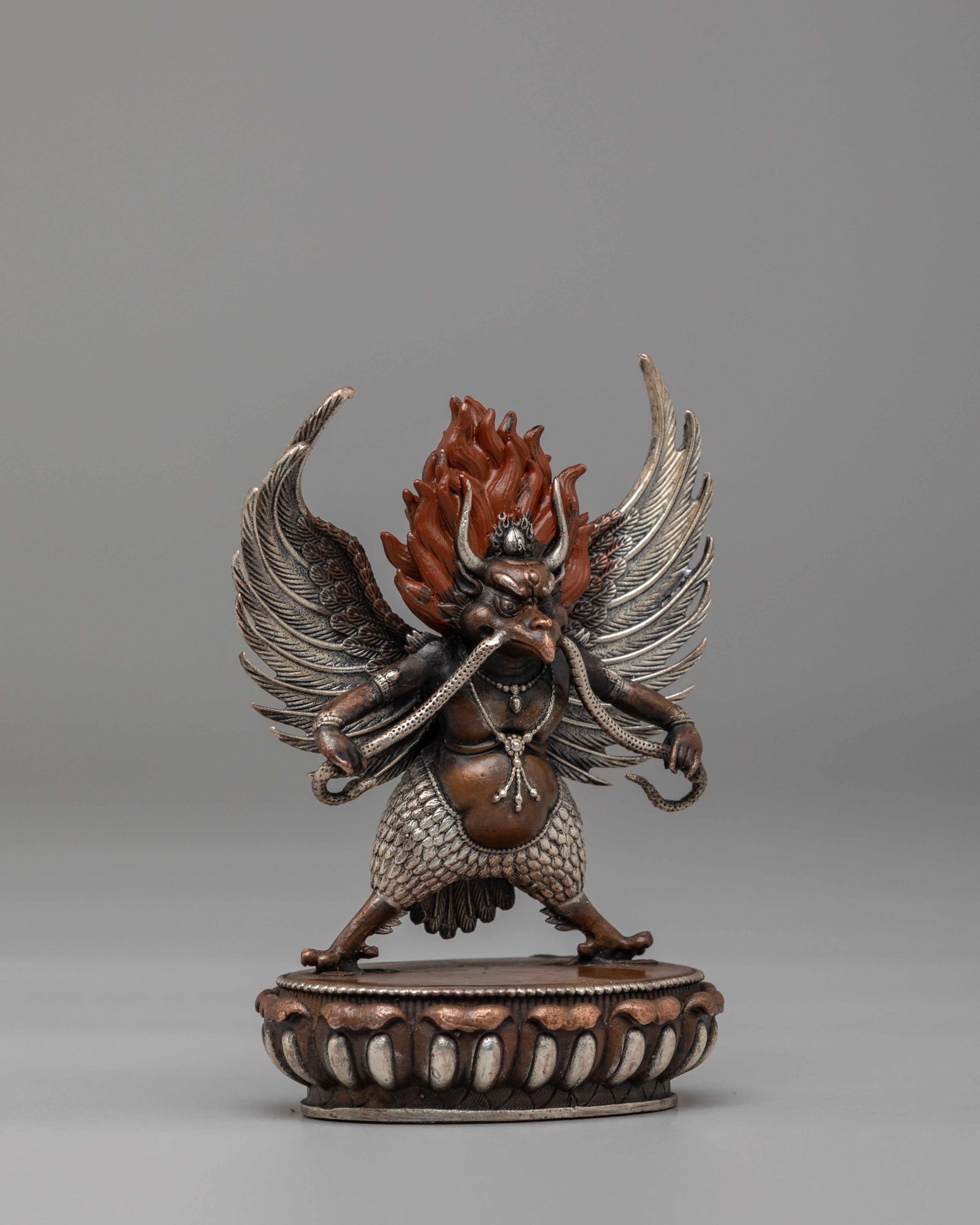 Sacred Garuda Statue | Tibetan Buddhist Protector Sculpture