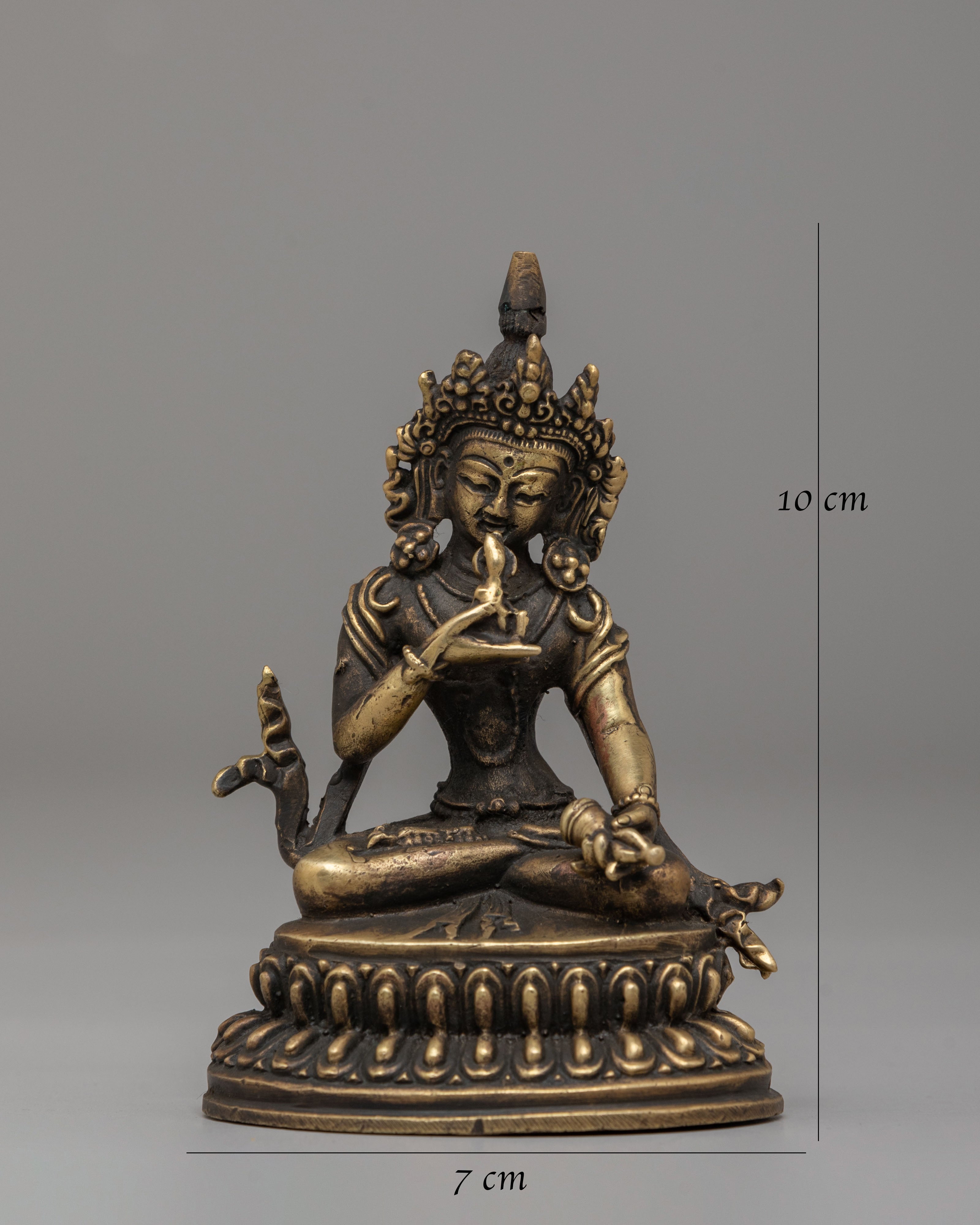 Handcrafted Sacred Vajrasattva Statue | Tibetan Buddhist Purification Deity