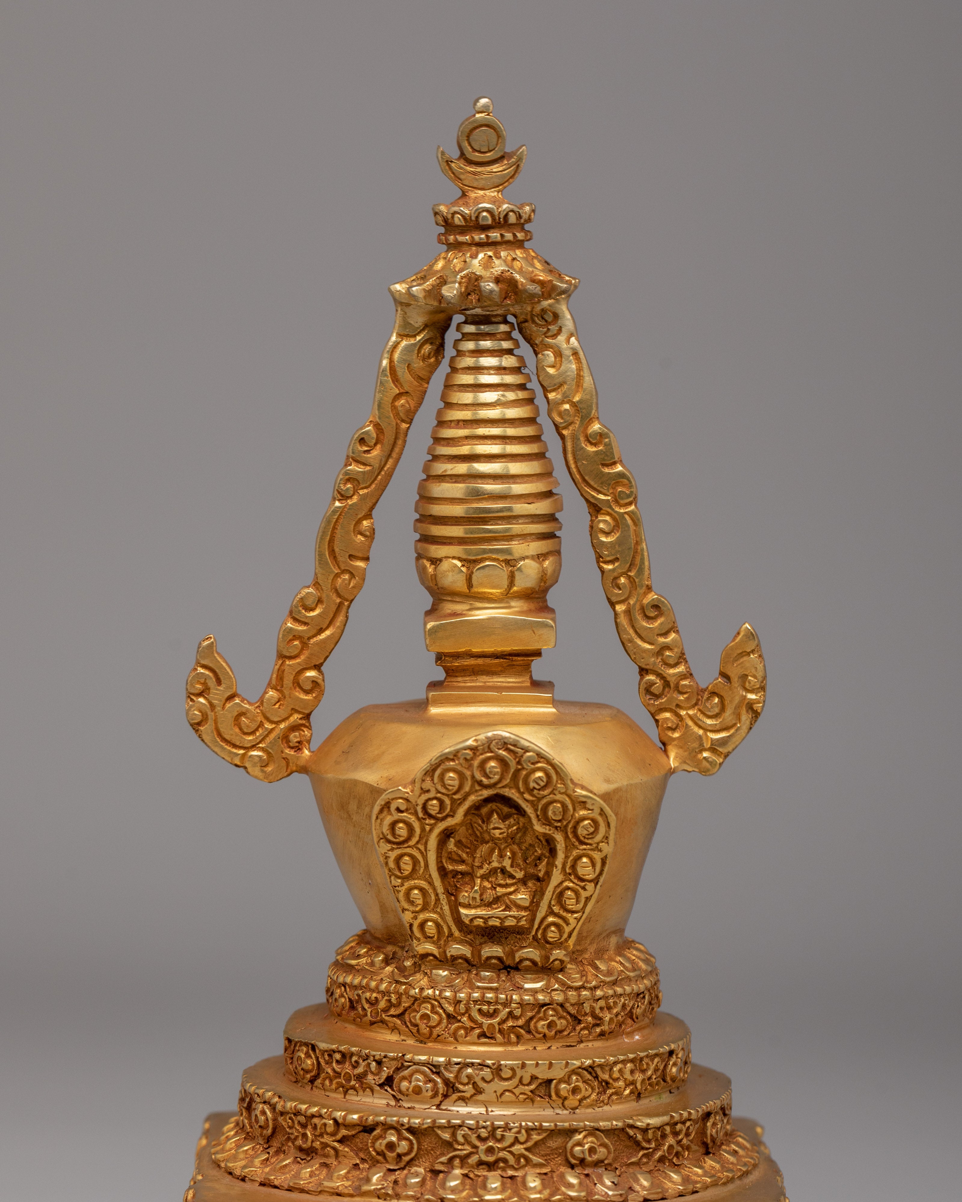 Handmade Stupa for Rituals | Tibetan Buddhist Altar Decor