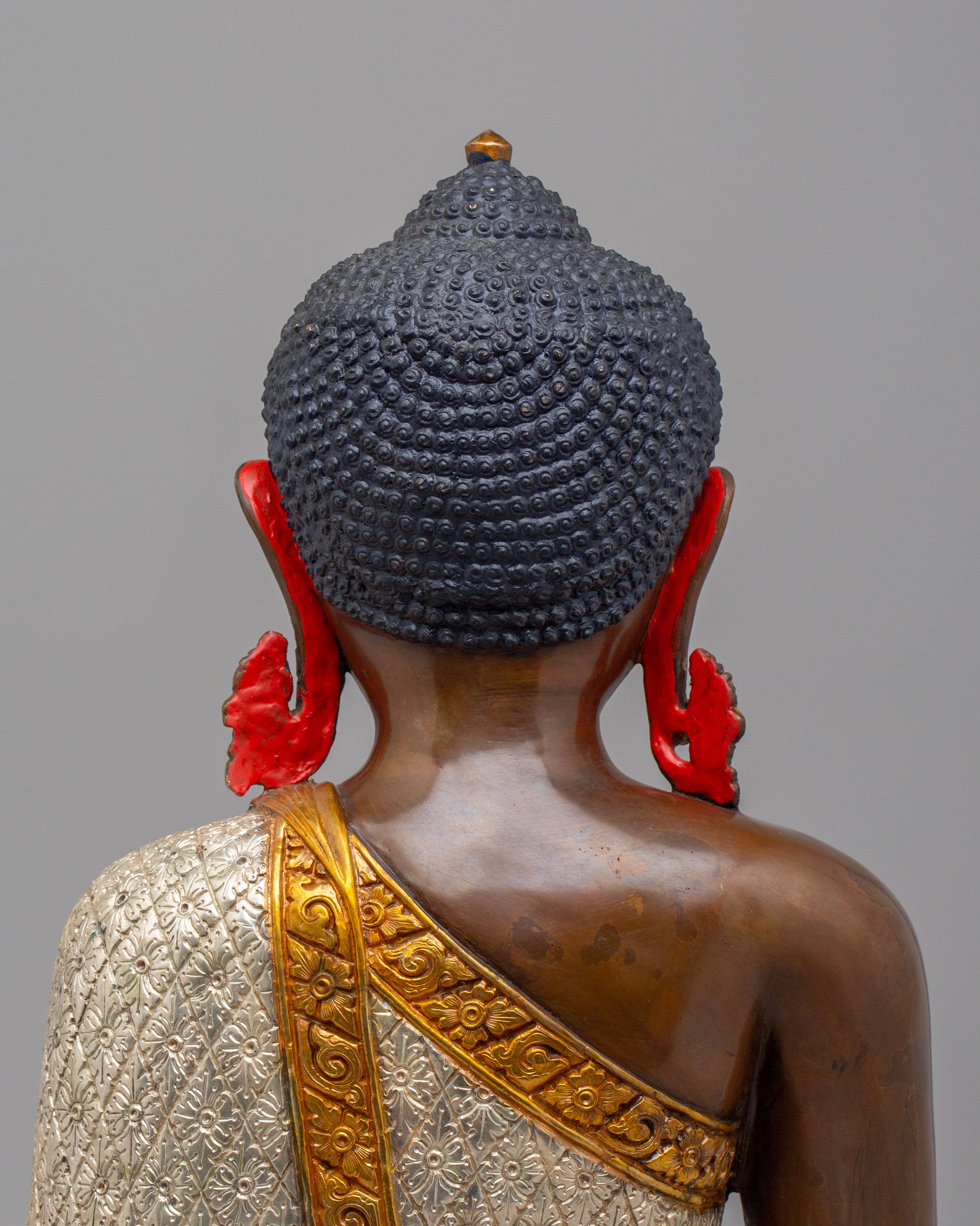 Shakyamuni Buddha Enlightenment Figure | Traditional Tibetan Buddhist Artwork