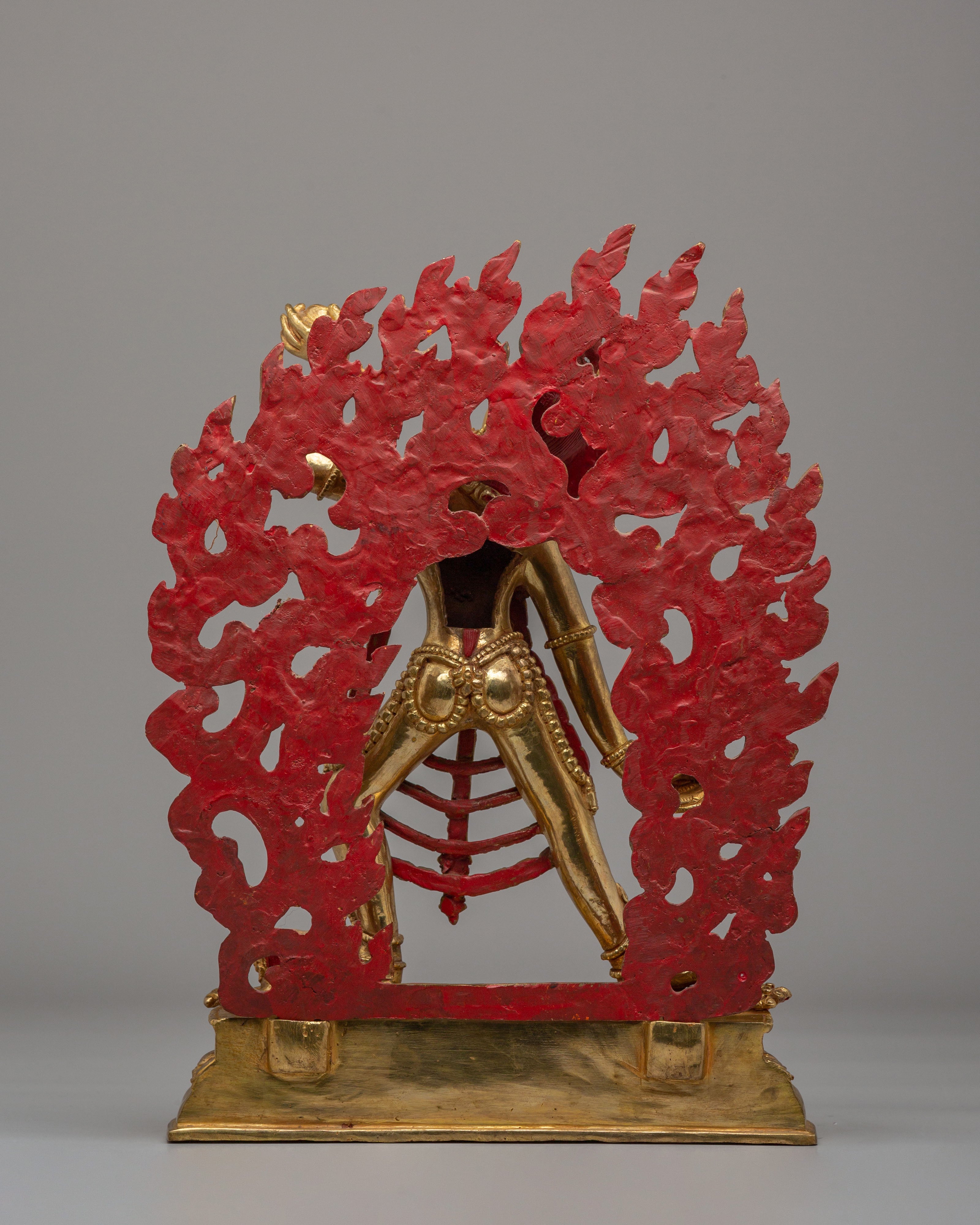 Sacred Himalayan Vajrayogini Deity Statue | Tibetan Buddhist Goddess Artwork
