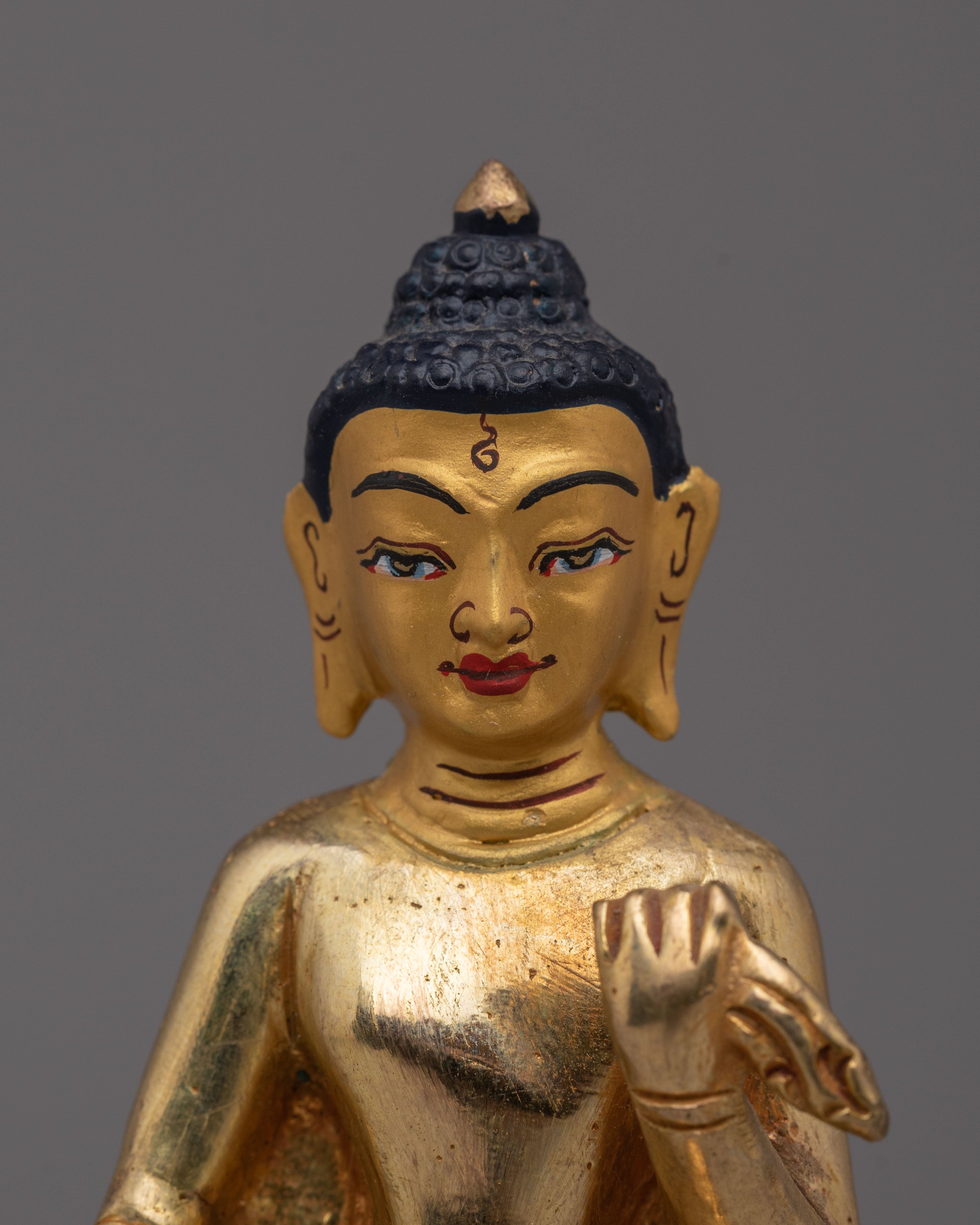 Handcrafted Copper Dipankara Statue | Sacred Tibetan Buddha