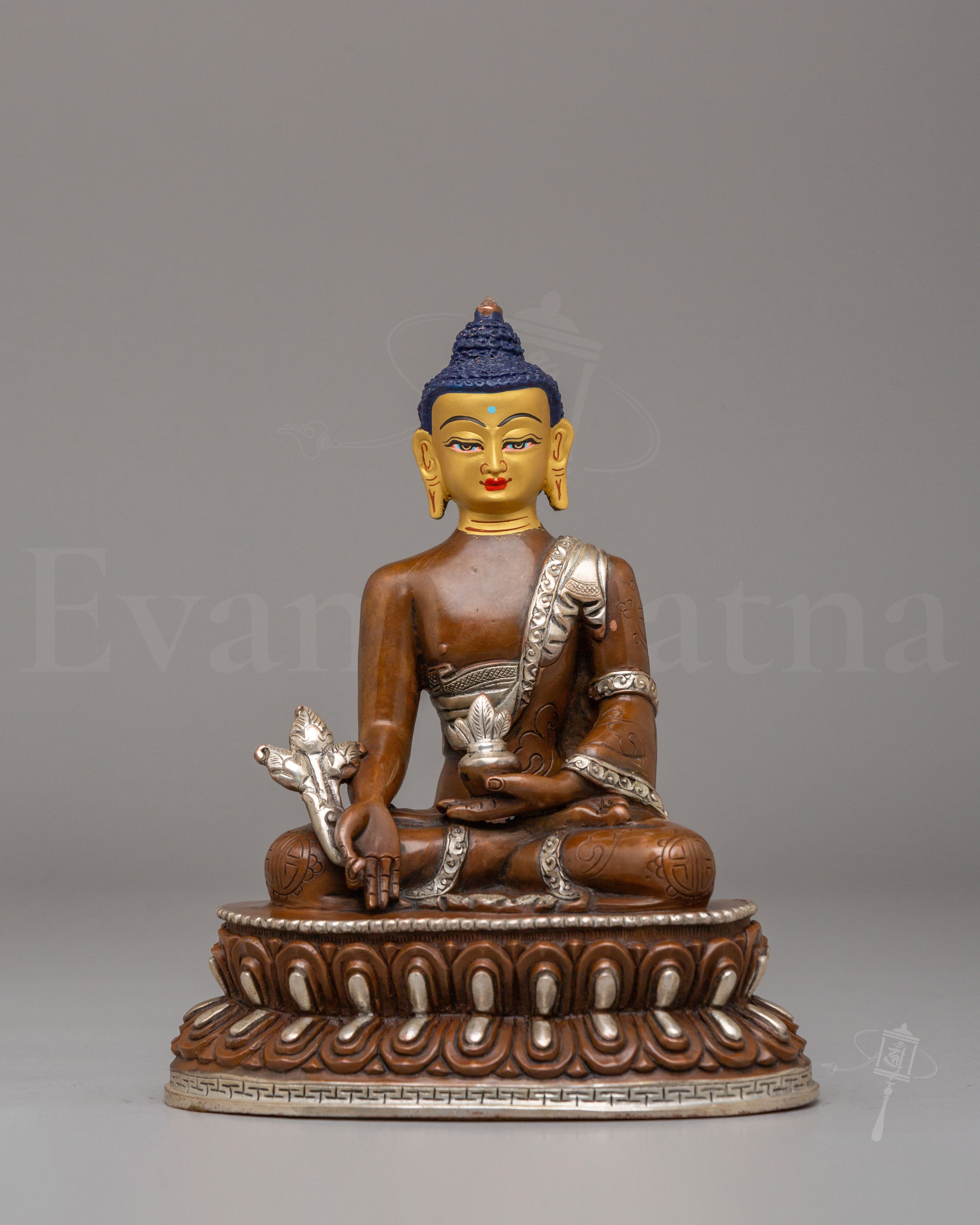Spiritual Tibetan Medicine Buddha Statue