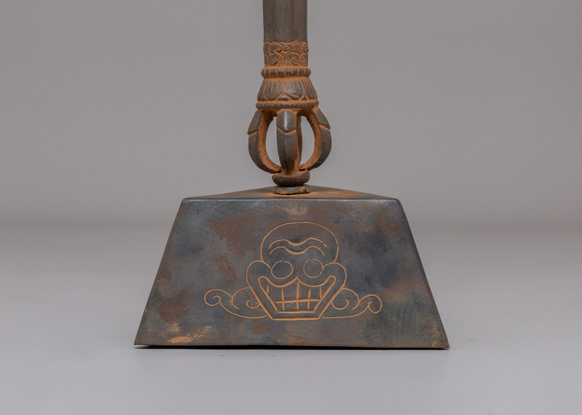 Traditional Khatvanga Ritual Instrument | Sacred Tool for Spiritual Ceremonies