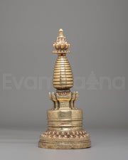 Handcrafted Shrine Kadampa Stupa 